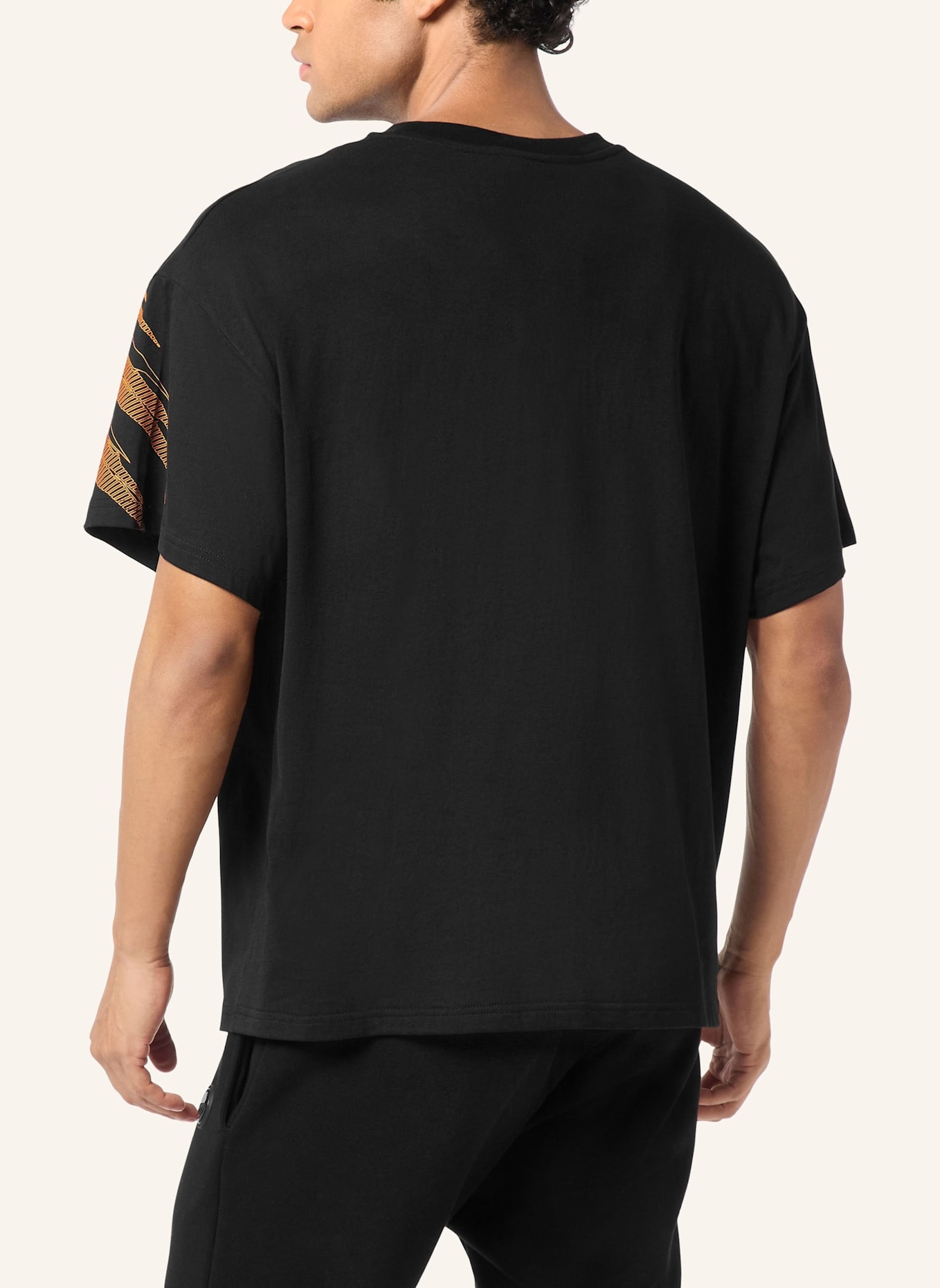 PLEIN SPORT PLEIN SPORT T-Shirt Rundhalsausschnitt Ss SCRATCH: SCHWARZ
