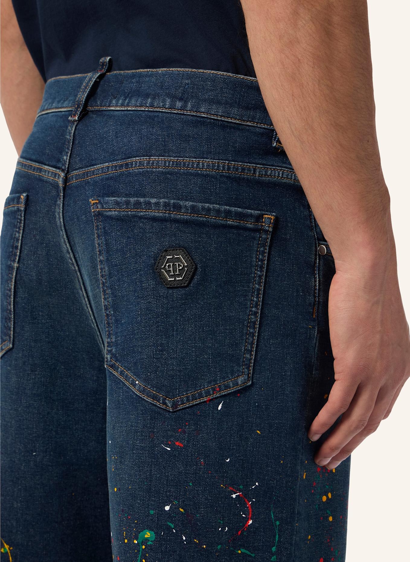 PHILIPP PLEIN PHILIPP PLEIN Denim Shorts Paint: BLAU