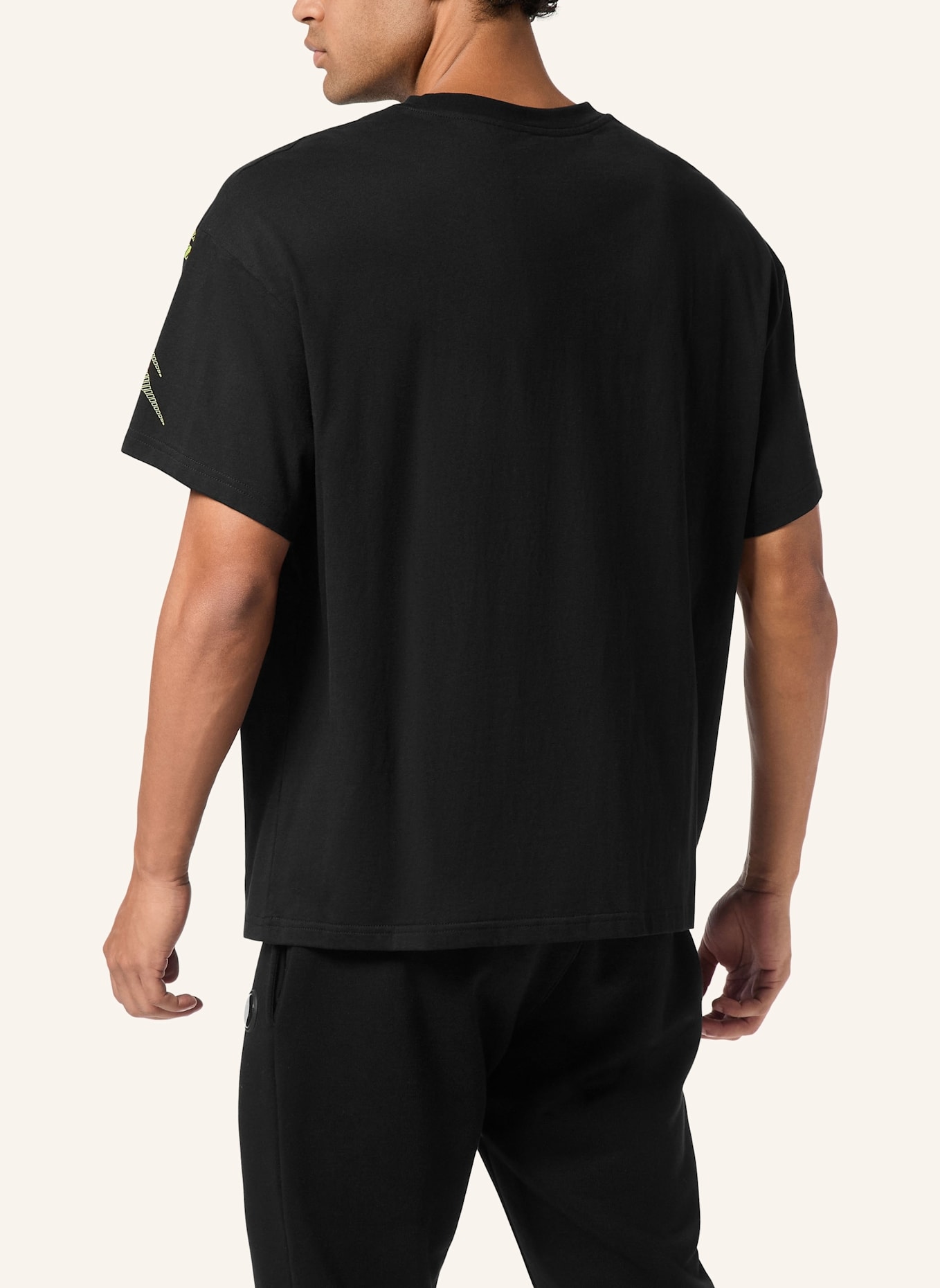PLEIN SPORT PLEIN SPORT T-Shirt Rundhalsausschnitt Ss SCRATCH: SCHWARZ