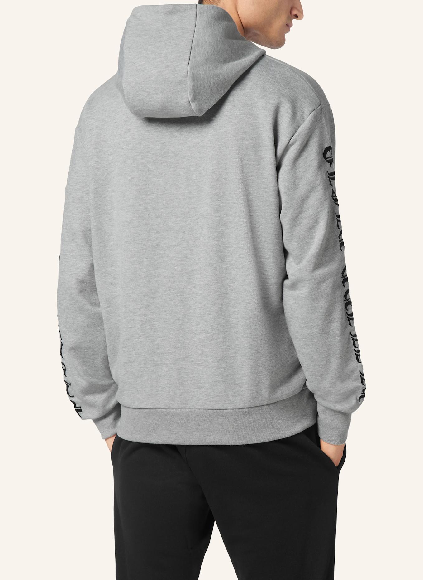 PHILIPP PLEIN PHILIPP PLEIN Hoodie GOTHIC PLEIN: GRAU
