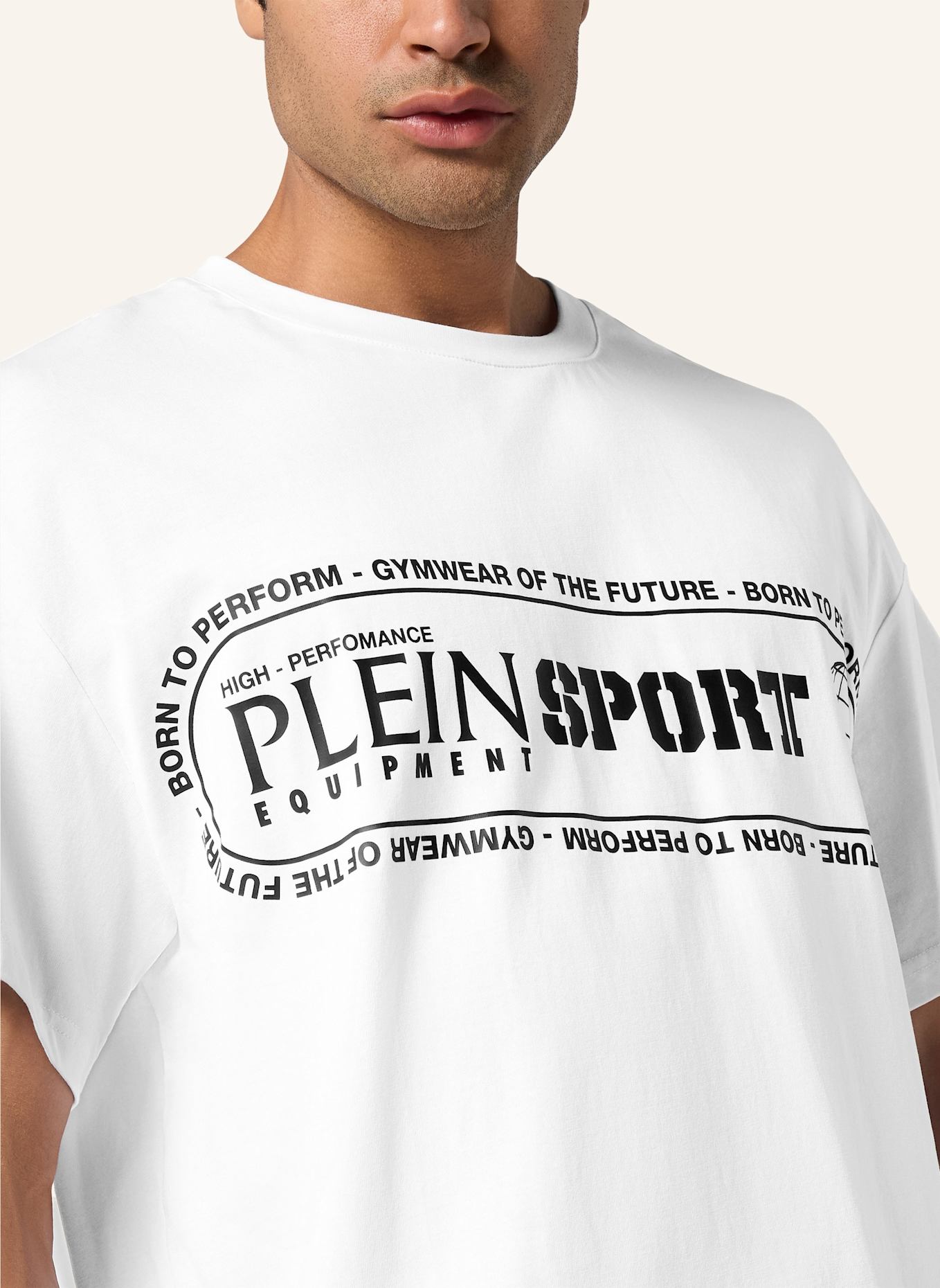 PLEIN SPORT PLEIN SPORT T-Shirt Rundhalsausschnitt Ss LOGO: WEISS