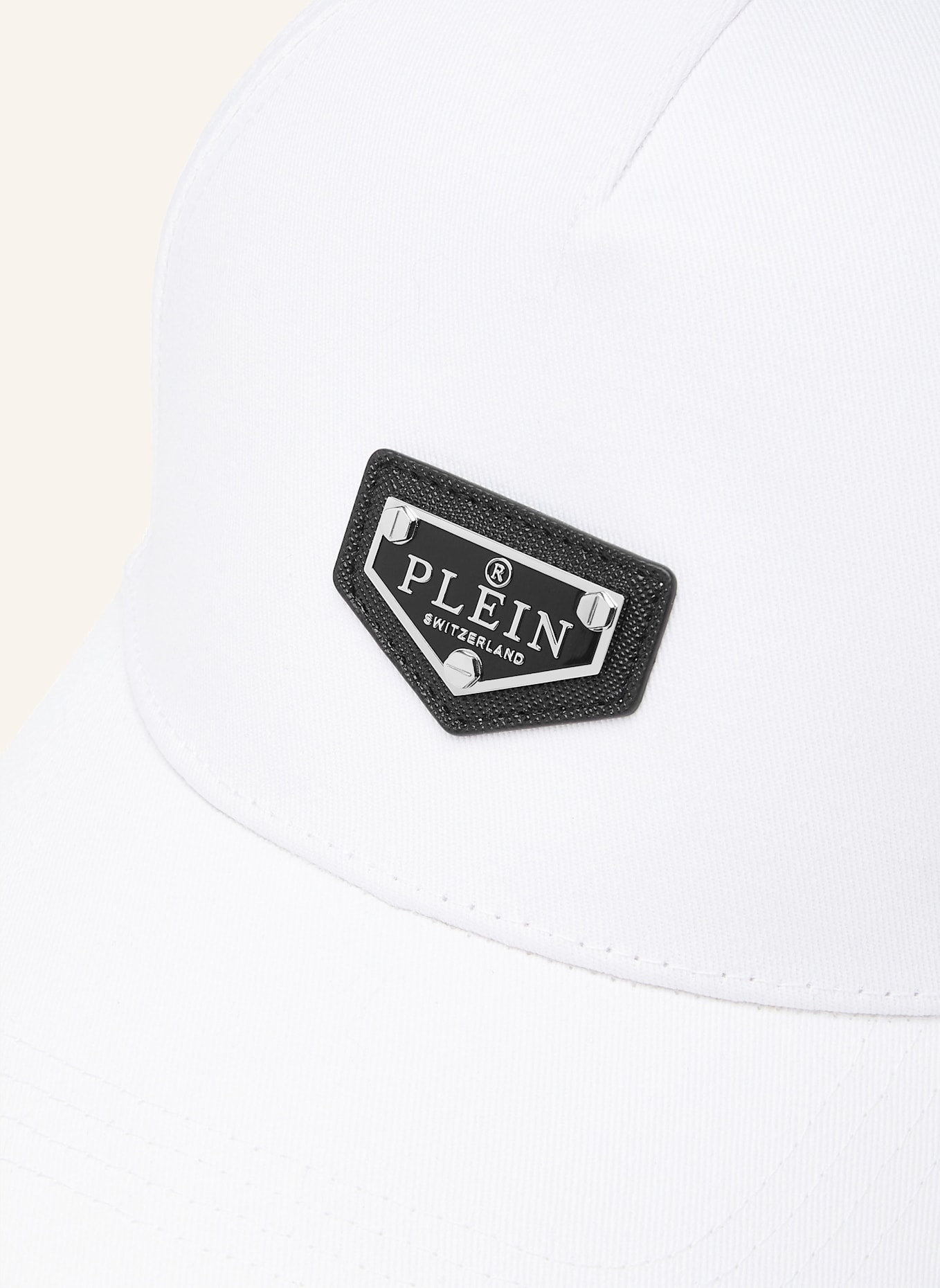 PHILIPP PLEIN Baseballkappe: WEISS