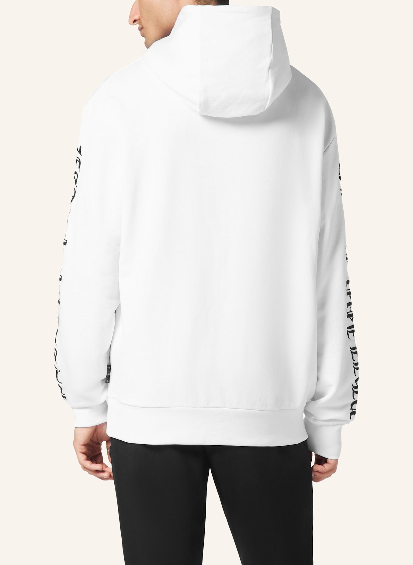 PHILIPP PLEIN PHILIPP PLEIN Hoodie GOTHIC PLEIN: WEISS