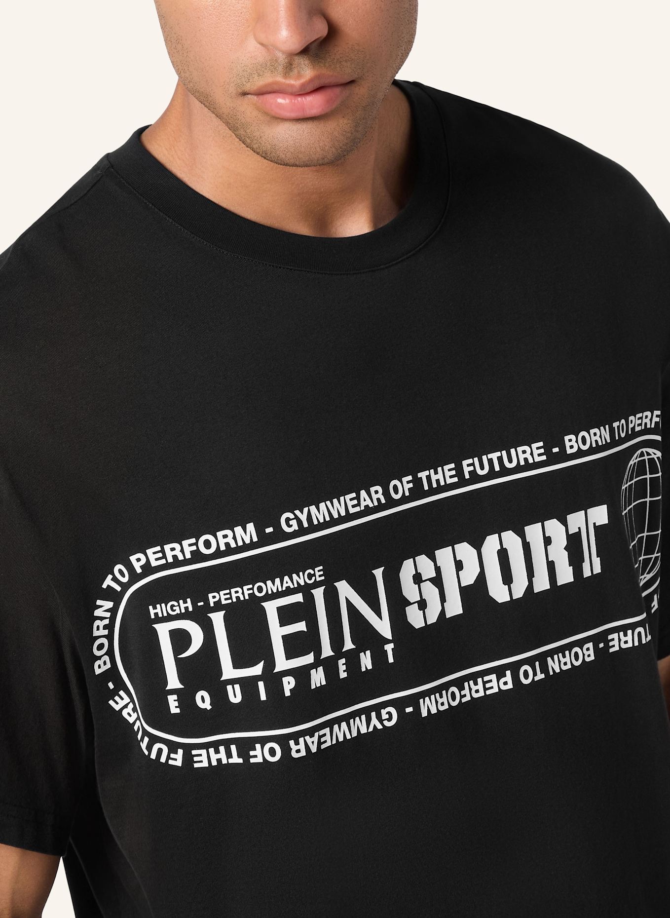 PLEIN SPORT PLEIN SPORT T-Shirt Rundhalsausschnitt Ss LOGO: SCHWARZ