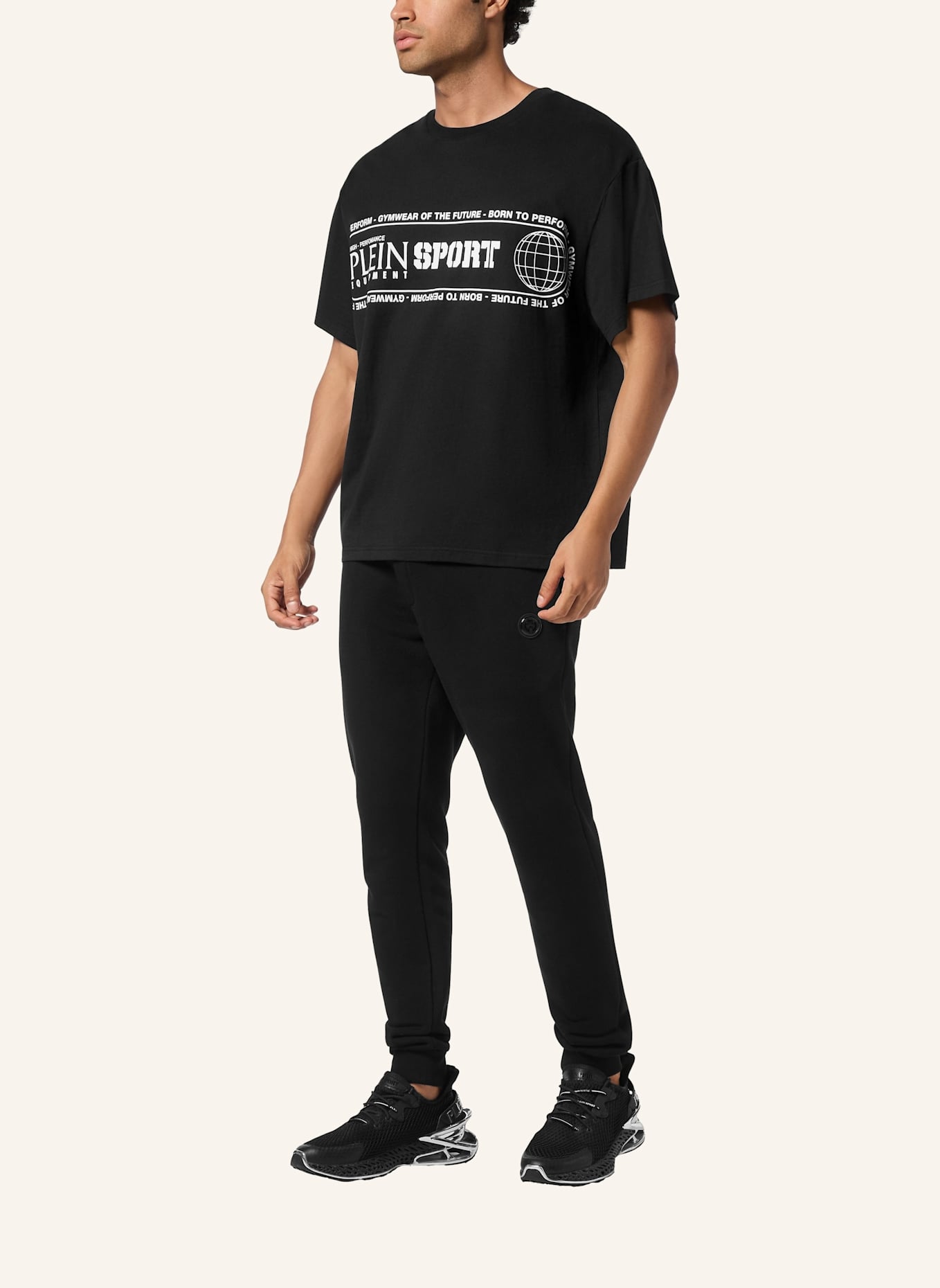 PLEIN SPORT PLEIN SPORT T-Shirt Rundhalsausschnitt Ss LOGO: SCHWARZ