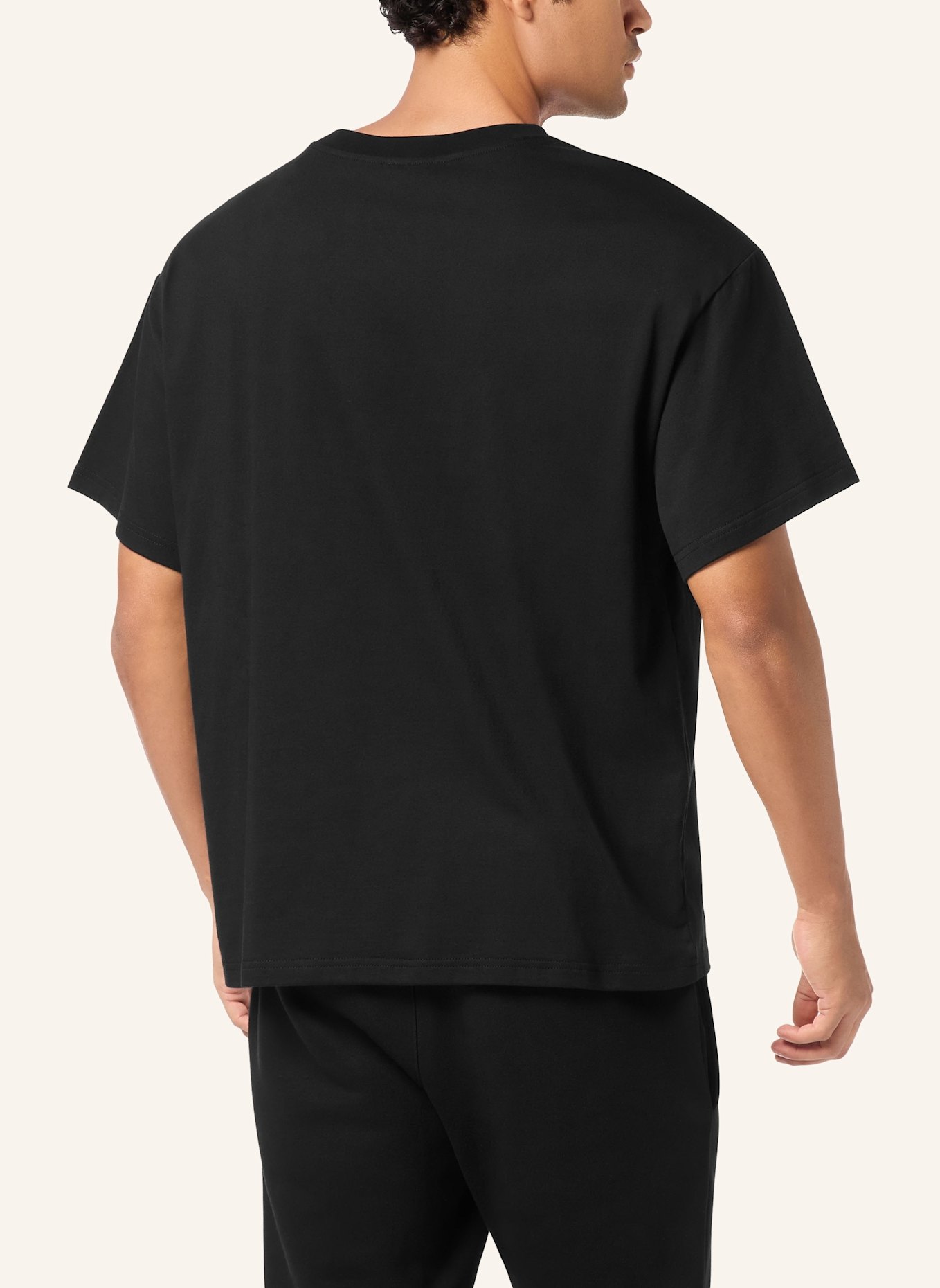 PLEIN SPORT PLEIN SPORT T-Shirt Rundhalsausschnitt Ss LOGO: SCHWARZ