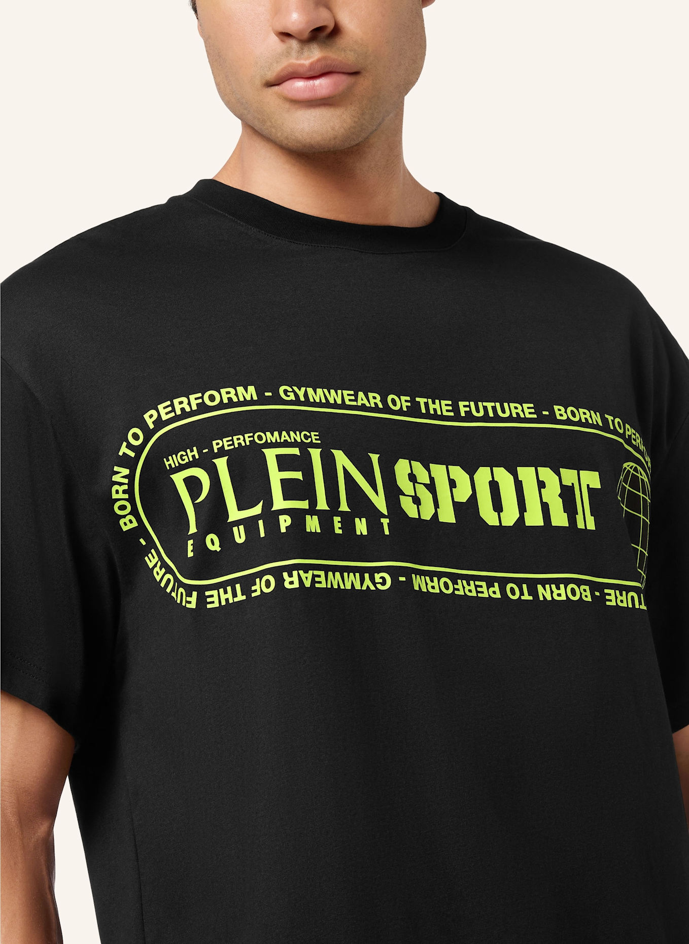 PLEIN SPORT PLEIN SPORT T-Shirt Rundhalsausschnitt Ss LOGO: SCHWARZ