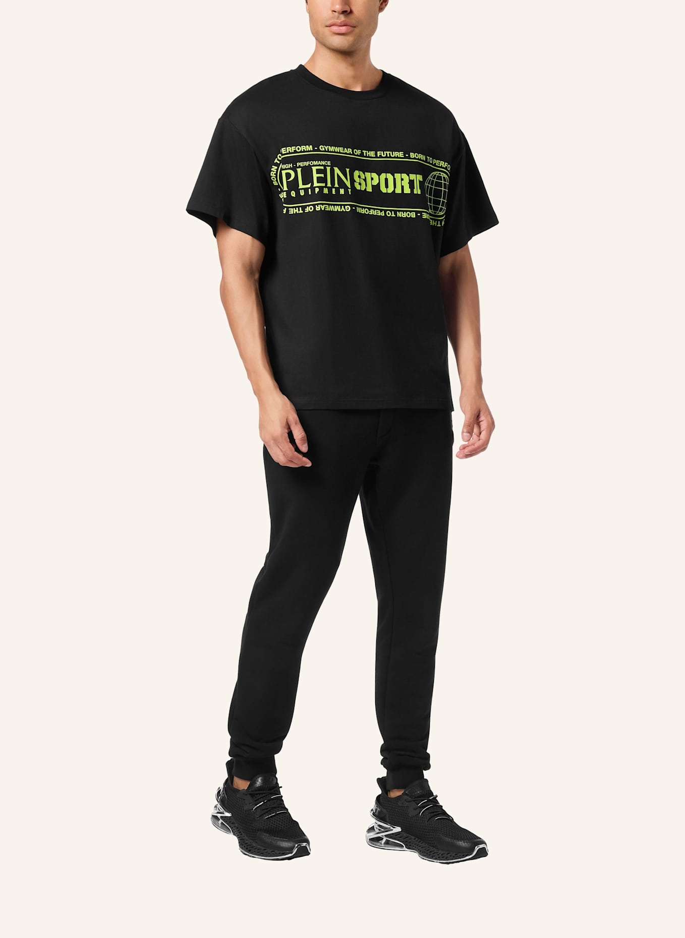 PLEIN SPORT PLEIN SPORT T-Shirt Rundhalsausschnitt Ss LOGO: SCHWARZ