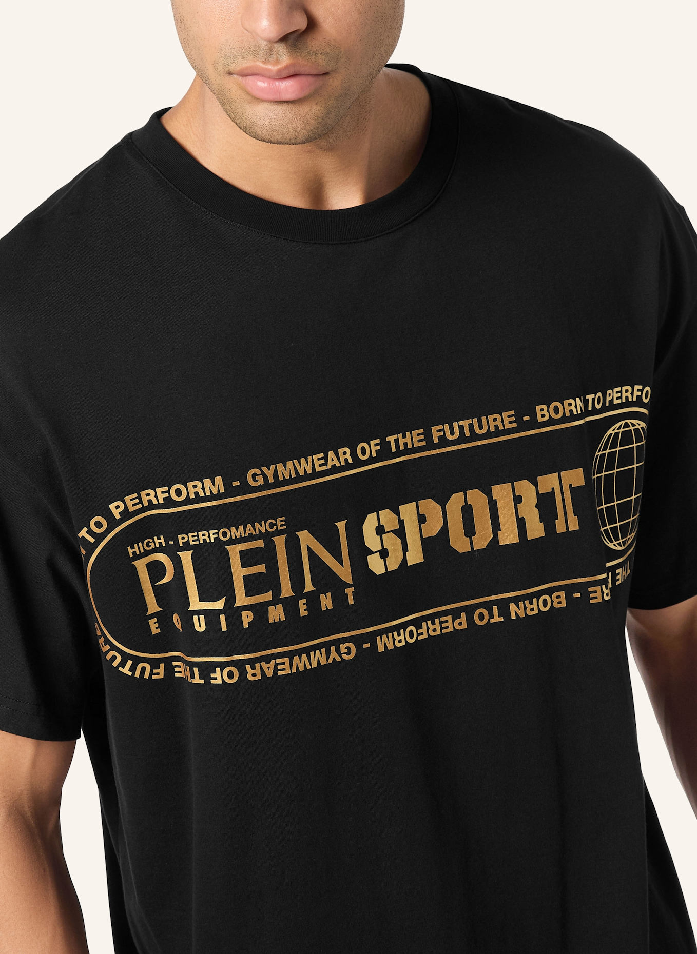 PLEIN SPORT PLEIN SPORT T-Shirt Rundhalsausschnitt Ss LOGO: SCHWARZ