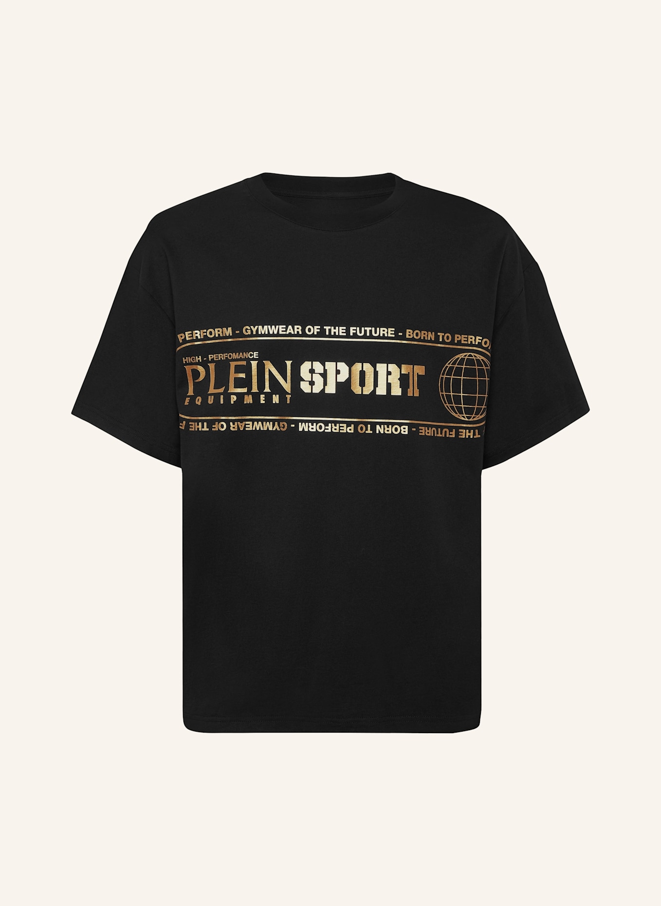 PLEIN SPORT PLEIN SPORT T-Shirt Rundhalsausschnitt Ss LOGO: SCHWARZ
