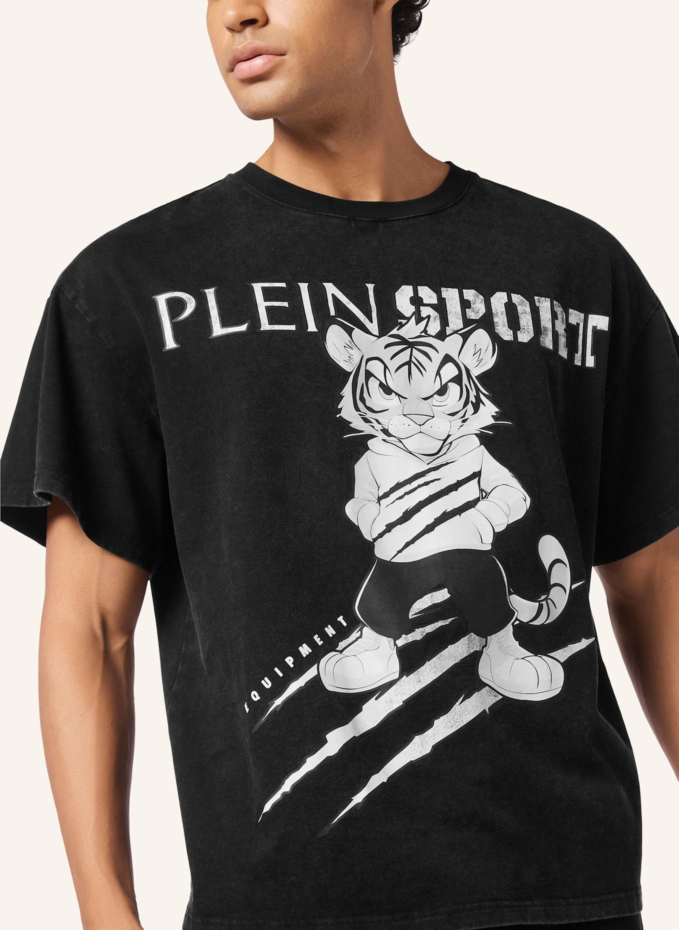 PLEIN SPORT PLEIN SPORT T-Shirt Rundhalsausschnitt Ss TIGER: SCHWARZ