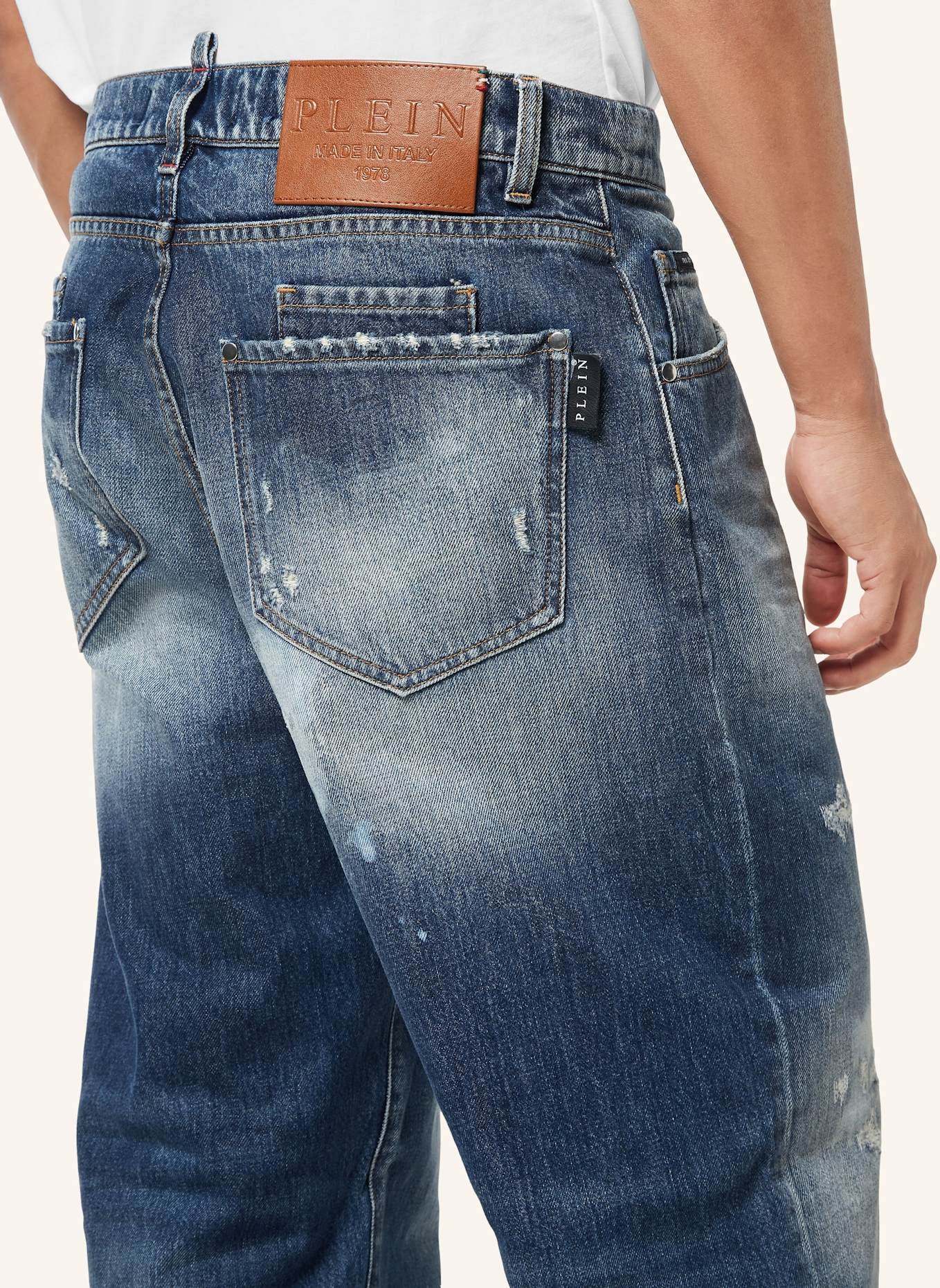 PHILIPP PLEIN Beach Boy Fit Essential: DUNKELBLAU