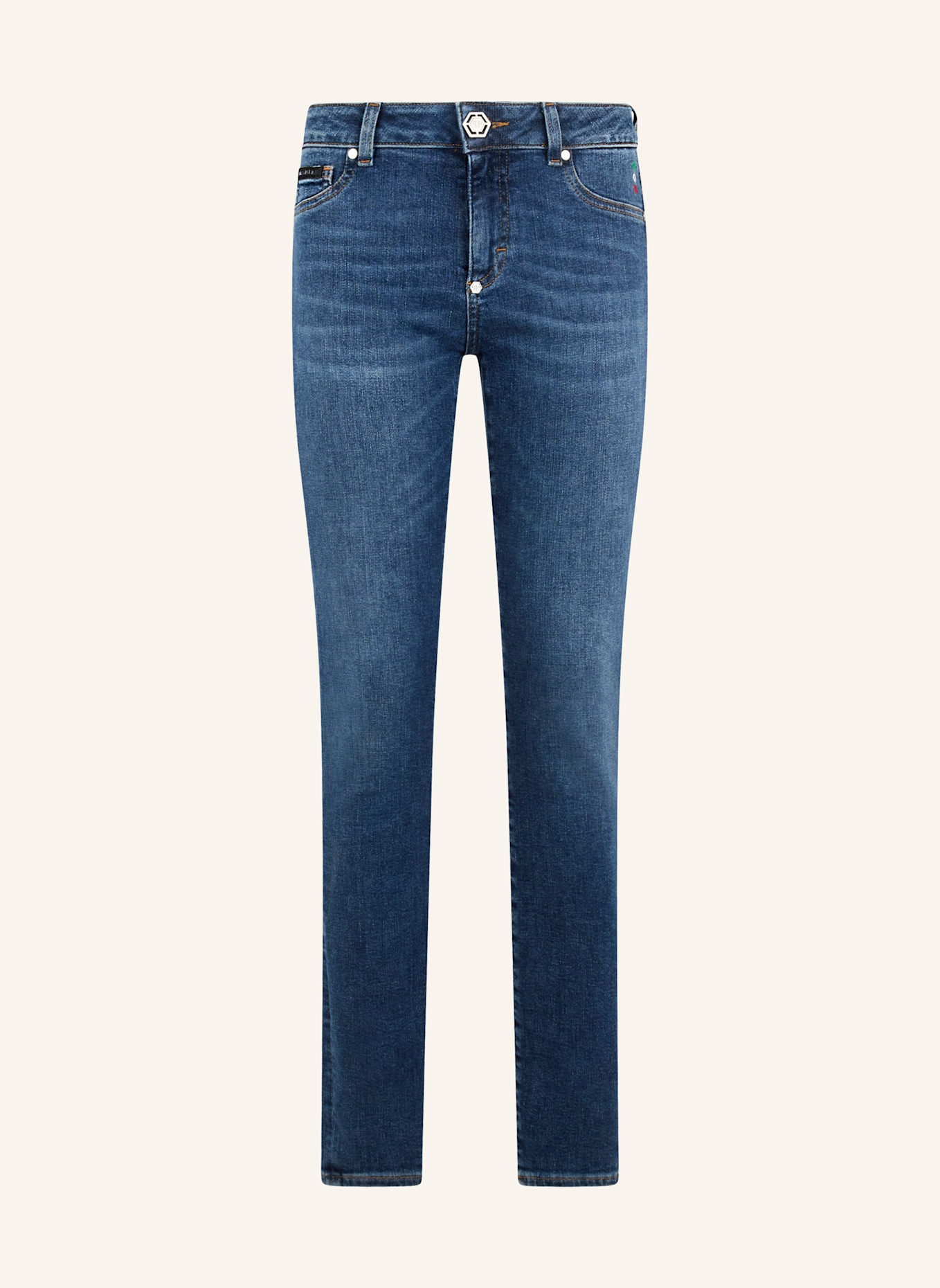 PHILIPP PLEIN PHILIPP PLEIN Super Stretch Jeggings Basic: DUNKELBLAU