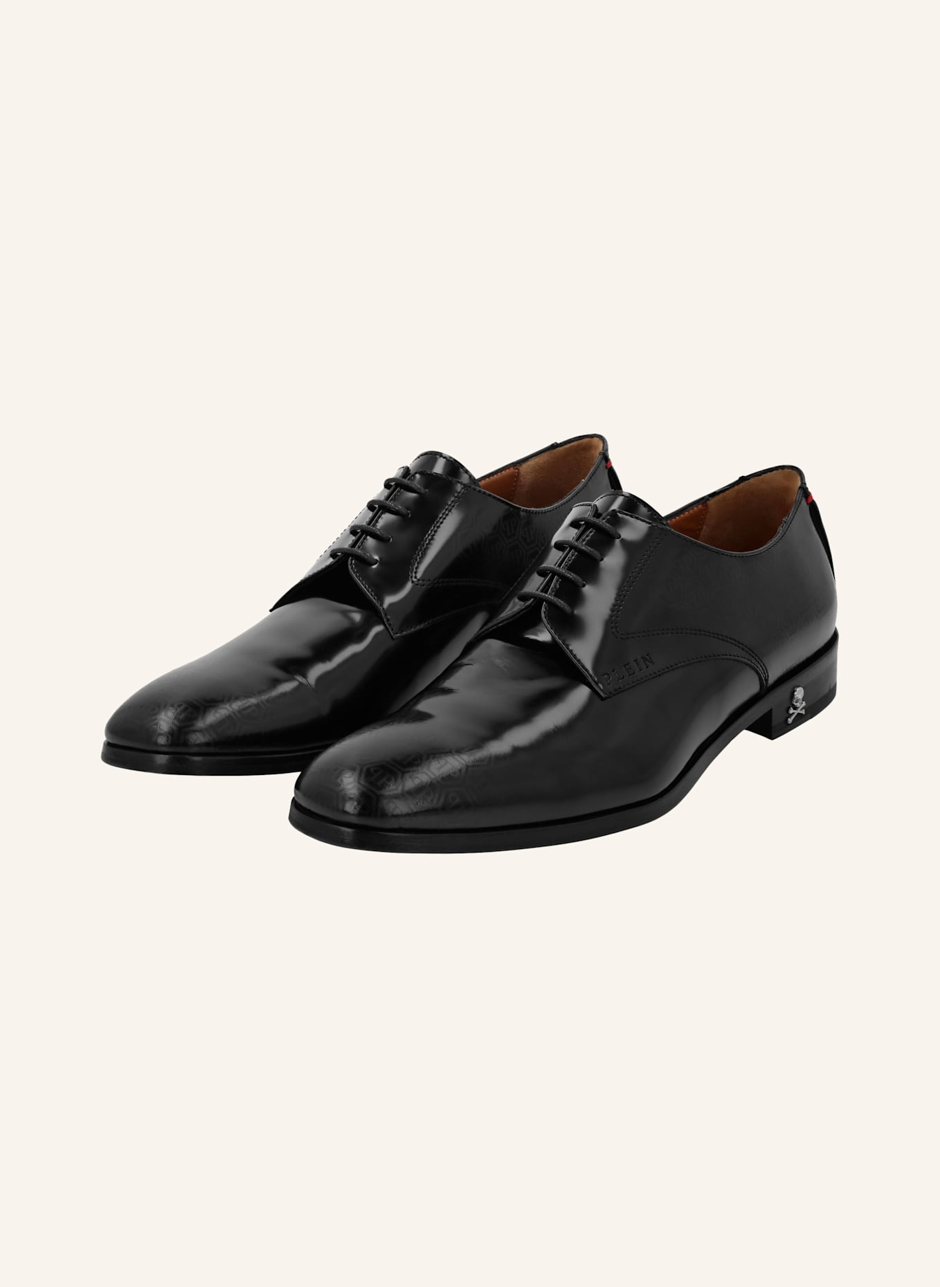 PHILIPP PLEIN Schnürer MONOGRAM: SCHWARZ