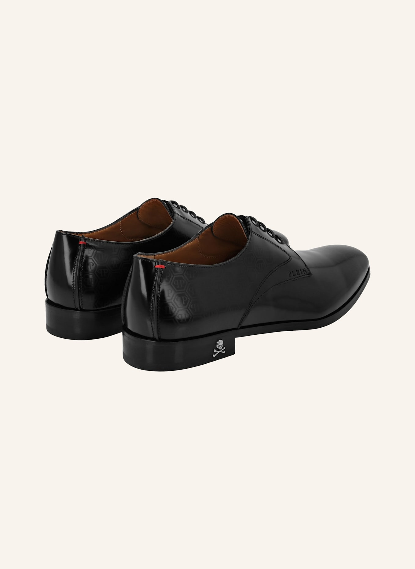 PHILIPP PLEIN Schnürer MONOGRAM: SCHWARZ