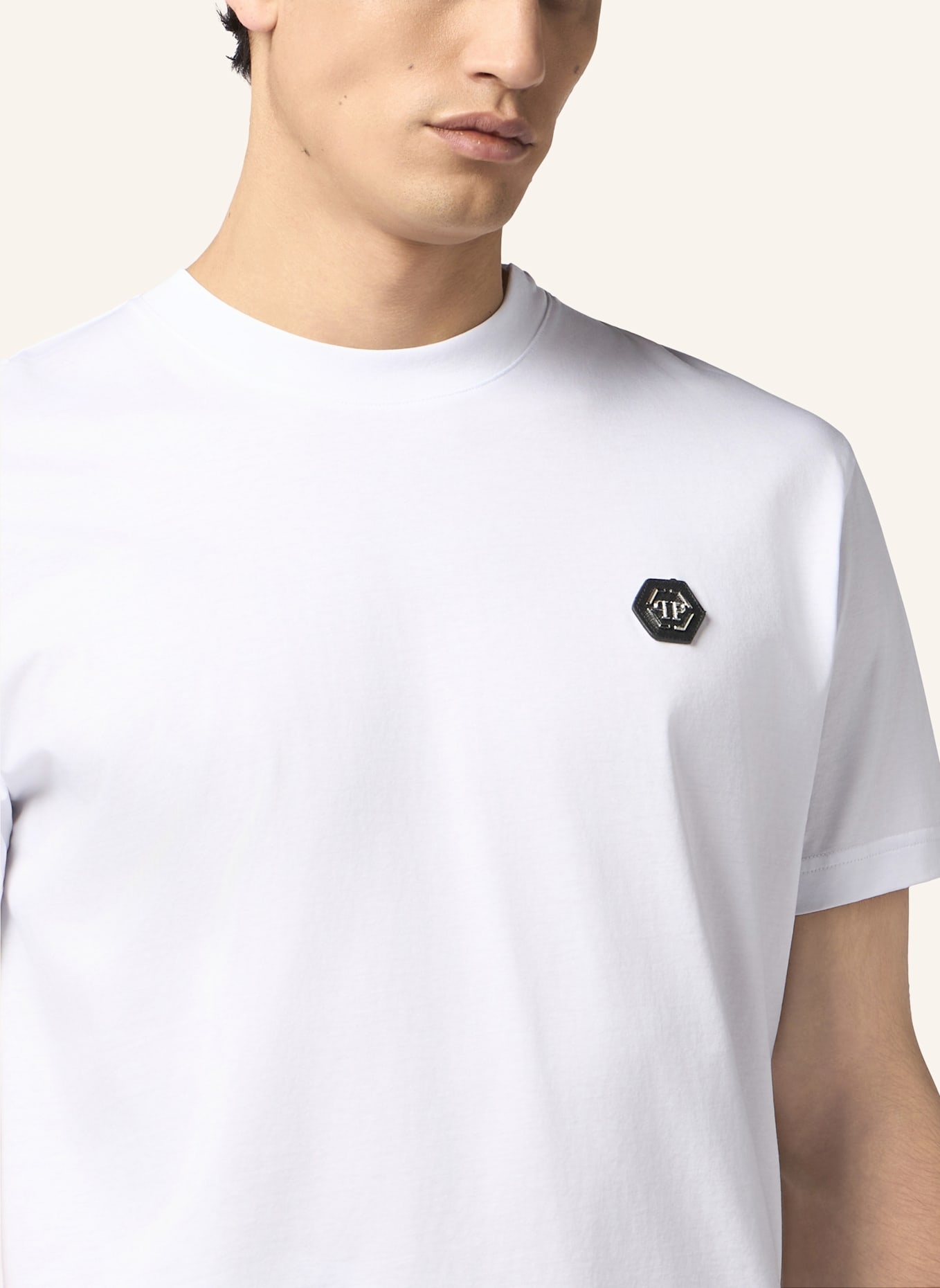 PHILIPP PLEIN PHILIPP PLEIN Round Neck T-Shirt Basic: WEISS