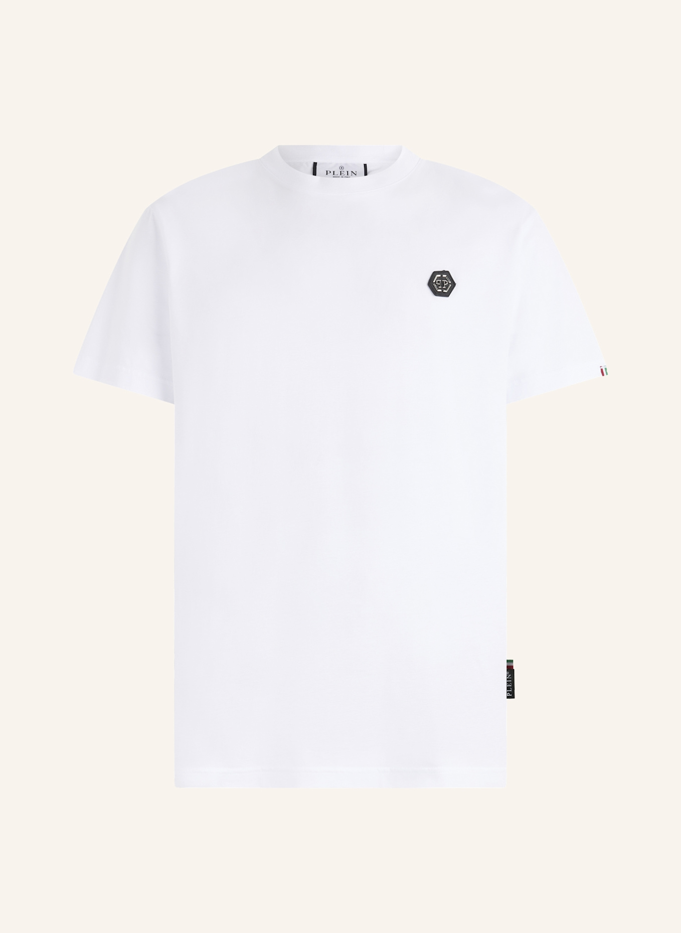PHILIPP PLEIN PHILIPP PLEIN Round Neck T-Shirt Basic: WEISS