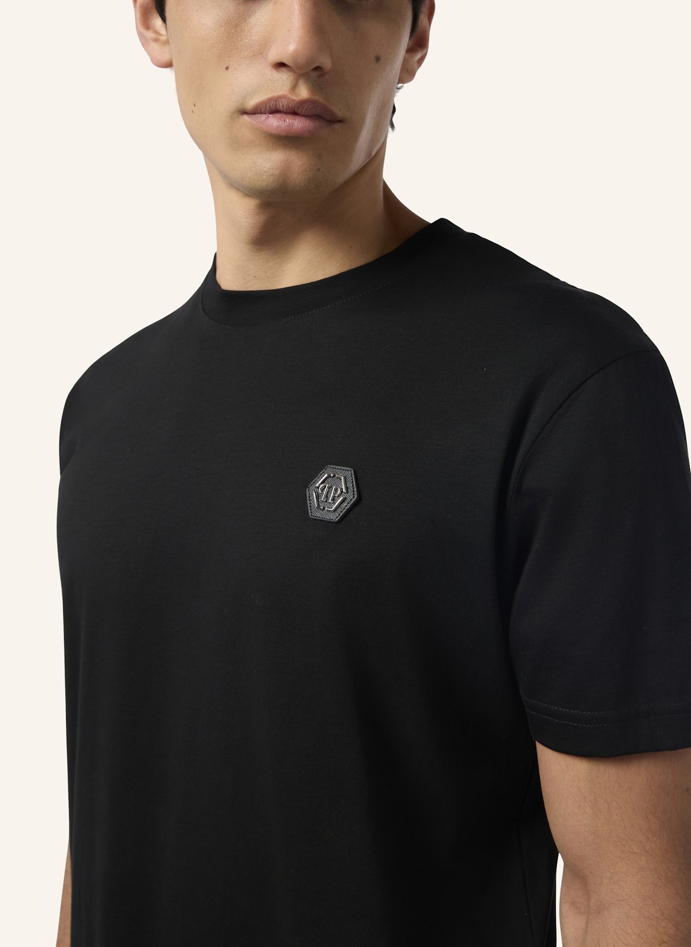 PHILIPP PLEIN PHILIPP PLEIN Round Neck T-Shirt Basic: SCHWARZ