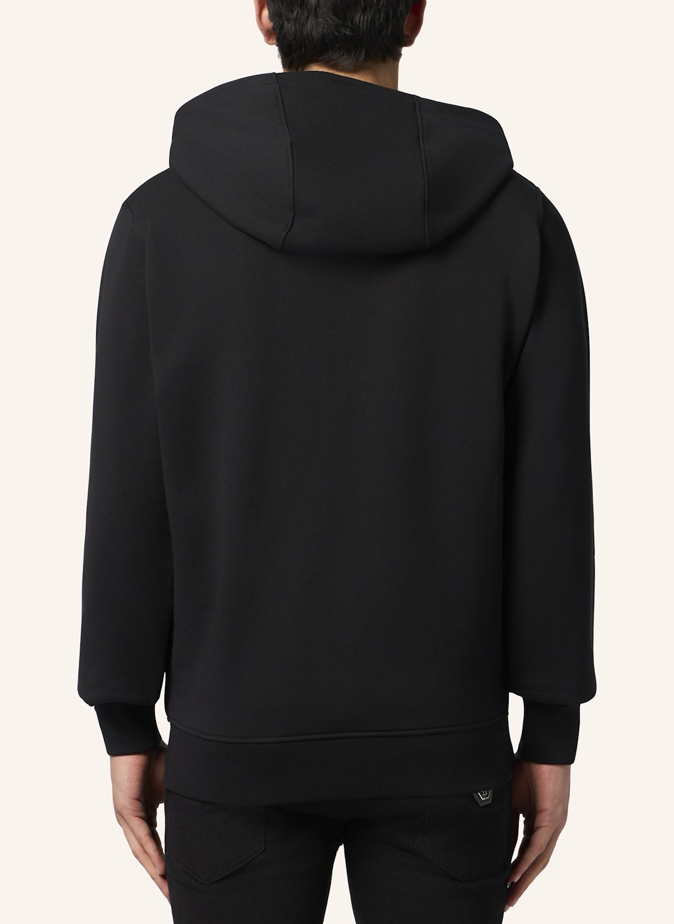 PHILIPP PLEIN PHILIPP PLEIN Zip Hoodie Basic: SCHWARZ