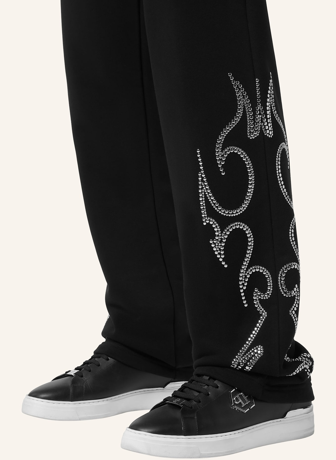 PHILIPP PLEIN Jogginghosen: SCHWARZ