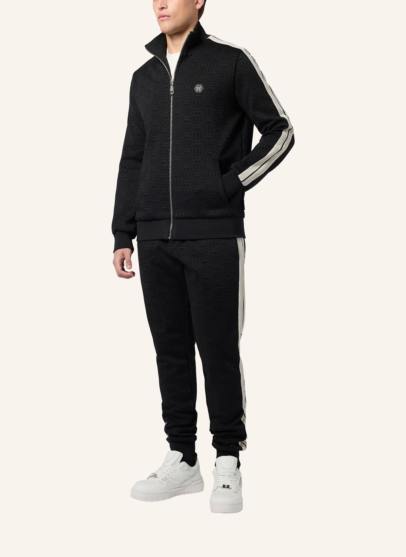 PHILIPP PLEIN PHILIPP PLEIN Tracksuit Jacket Monogram Monogram: SCHWARZ