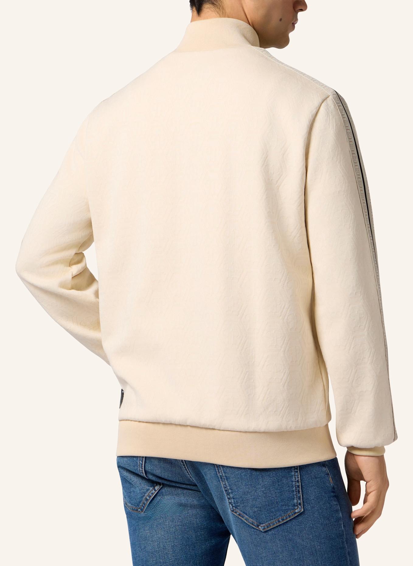PHILIPP PLEIN PHILIPP PLEIN Tracksuit Jacket Monogram Monogram: BEIGE