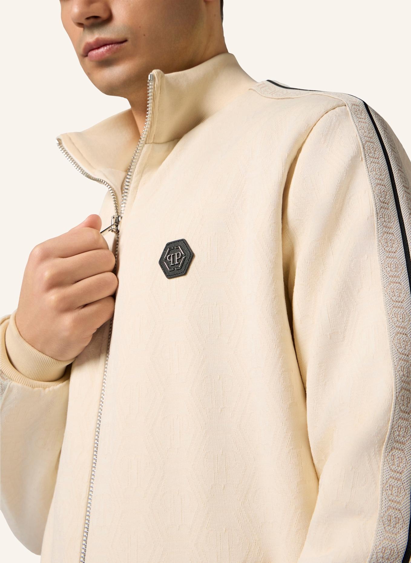 PHILIPP PLEIN PHILIPP PLEIN Tracksuit Jacket Monogram Monogram: BEIGE