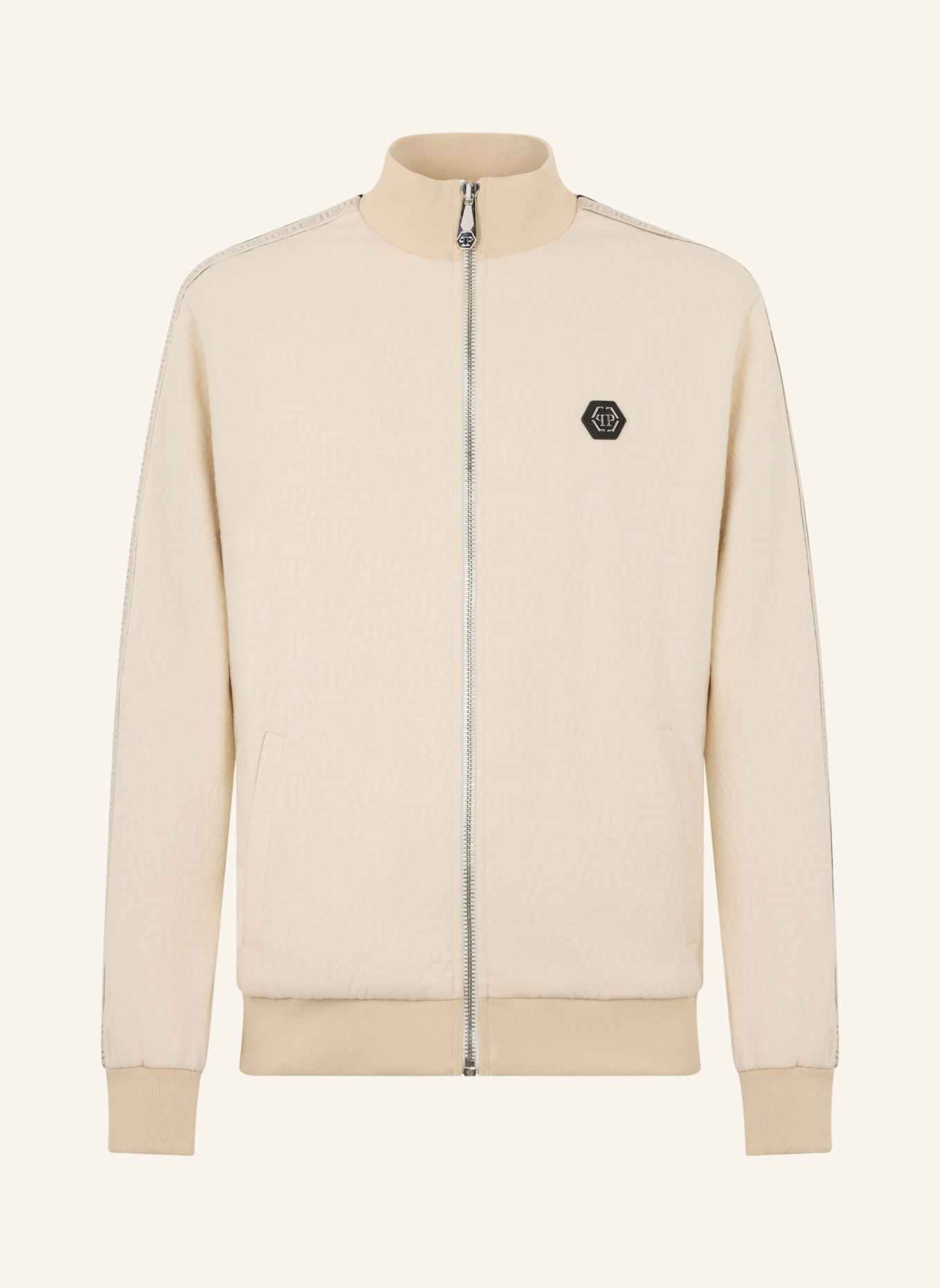 PHILIPP PLEIN PHILIPP PLEIN Tracksuit Jacket Monogram Monogram: BEIGE