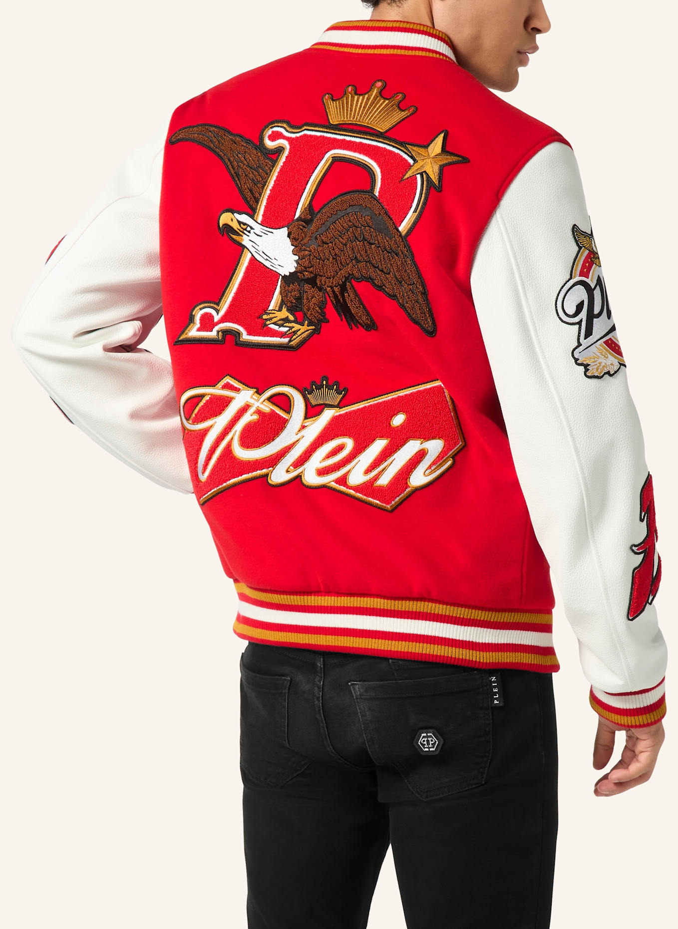 PHILIPP PLEIN Bomber EAGLE: ROT