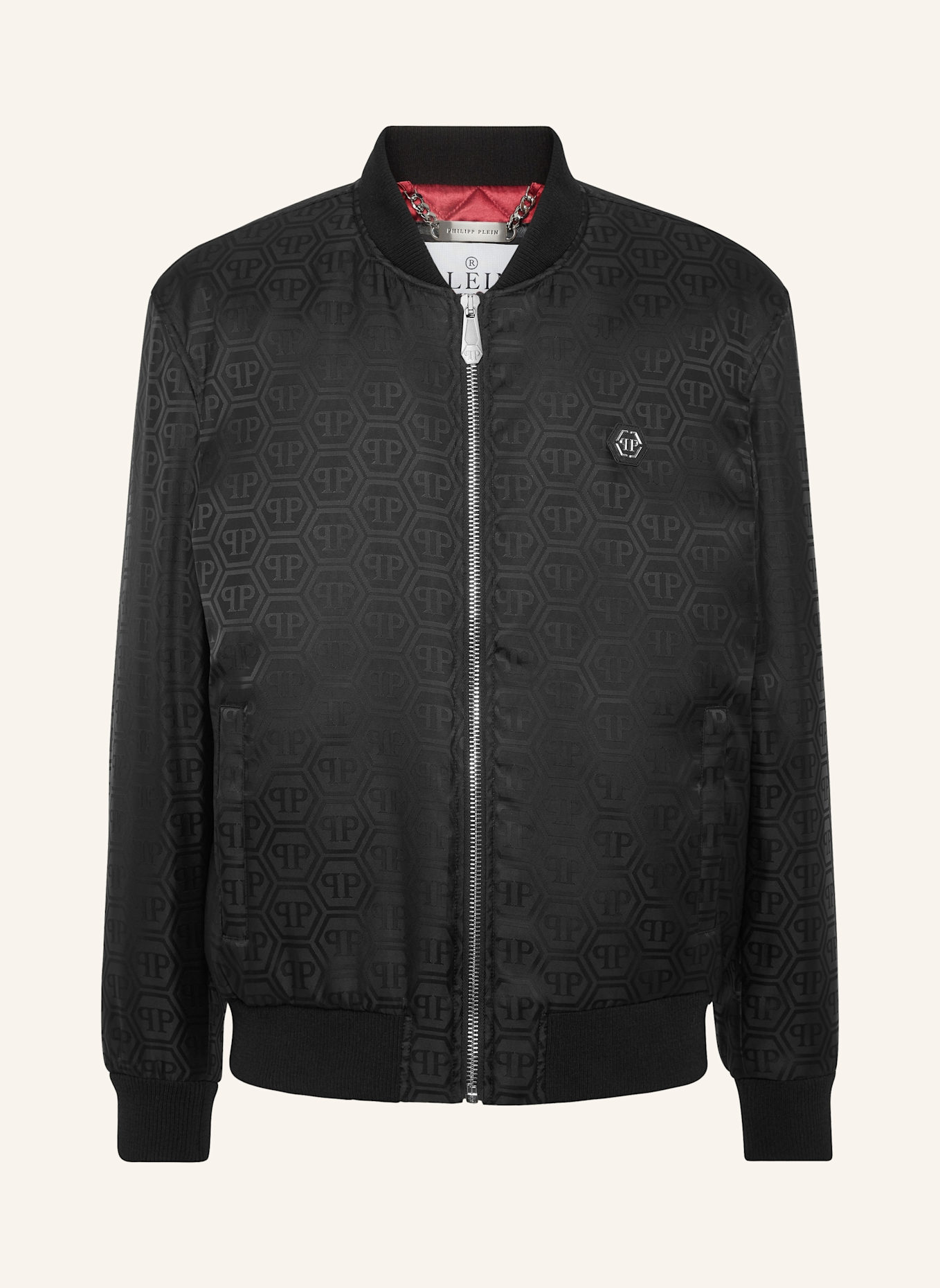 PHILIPP PLEIN Bomber MONOGRAM: SCHWARZ