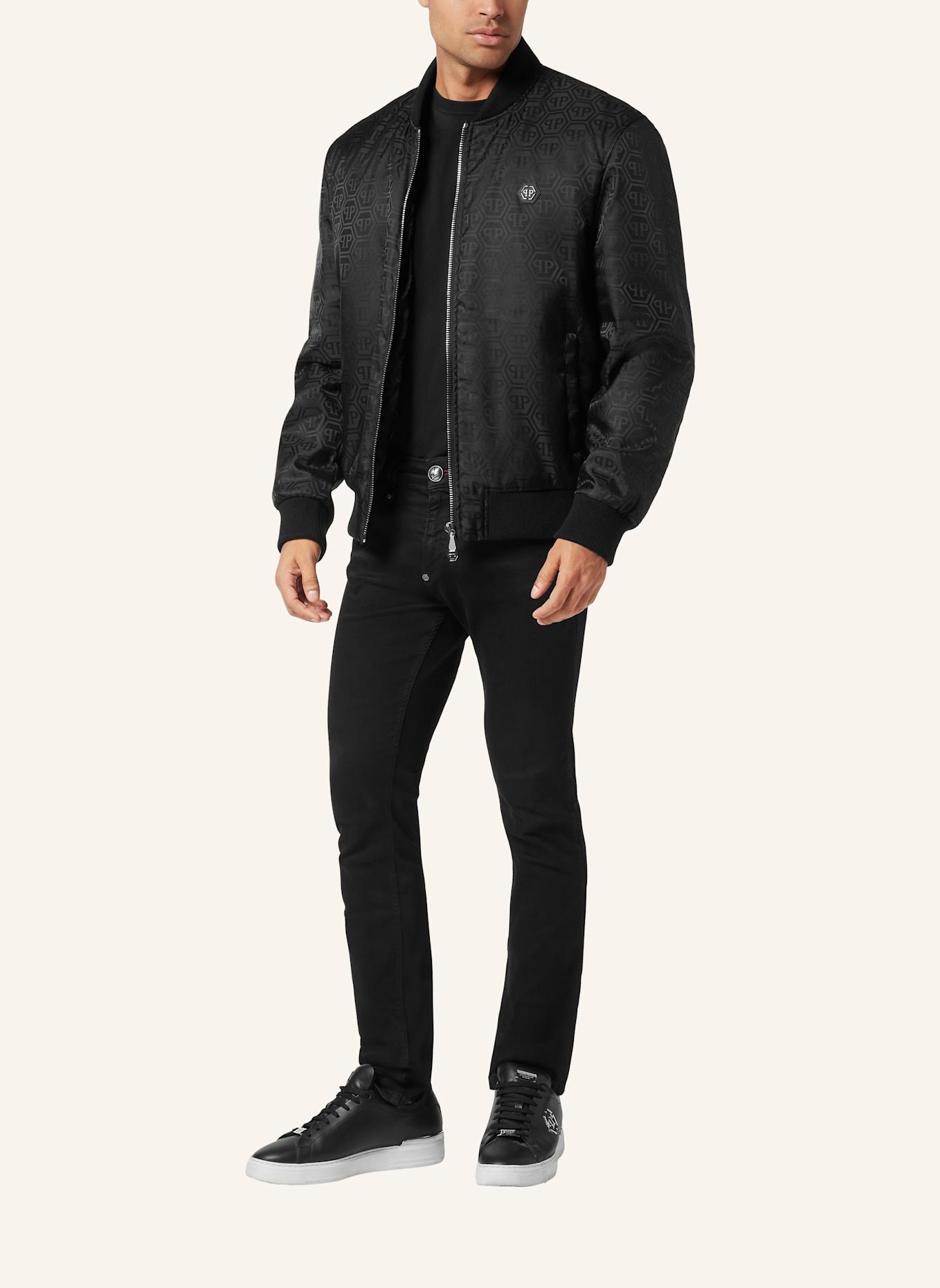 PHILIPP PLEIN Bomber MONOGRAM: SCHWARZ