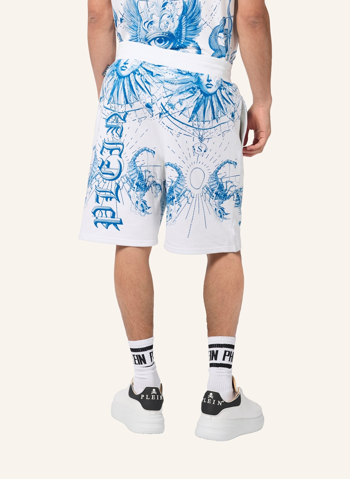 PHILIPP PLEIN PHILIPP PLEIN Fleece Shorts Tattoo Tattoo: SCHWARZ