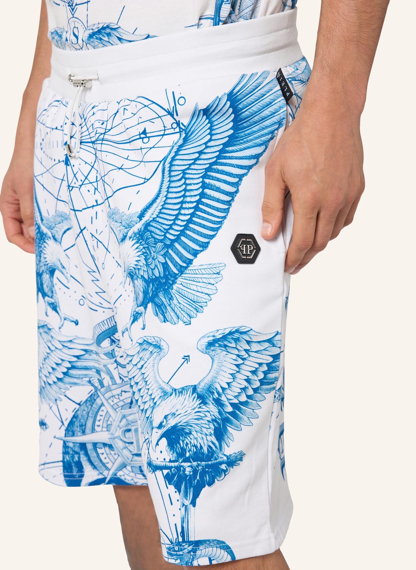 PHILIPP PLEIN PHILIPP PLEIN Fleece Shorts Tattoo Tattoo: SCHWARZ