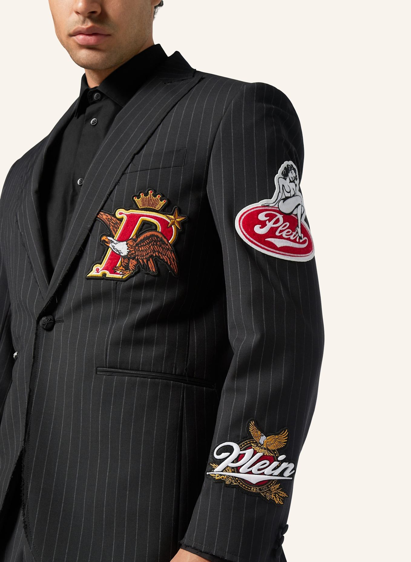 PHILIPP PLEIN Blazer: GRAU