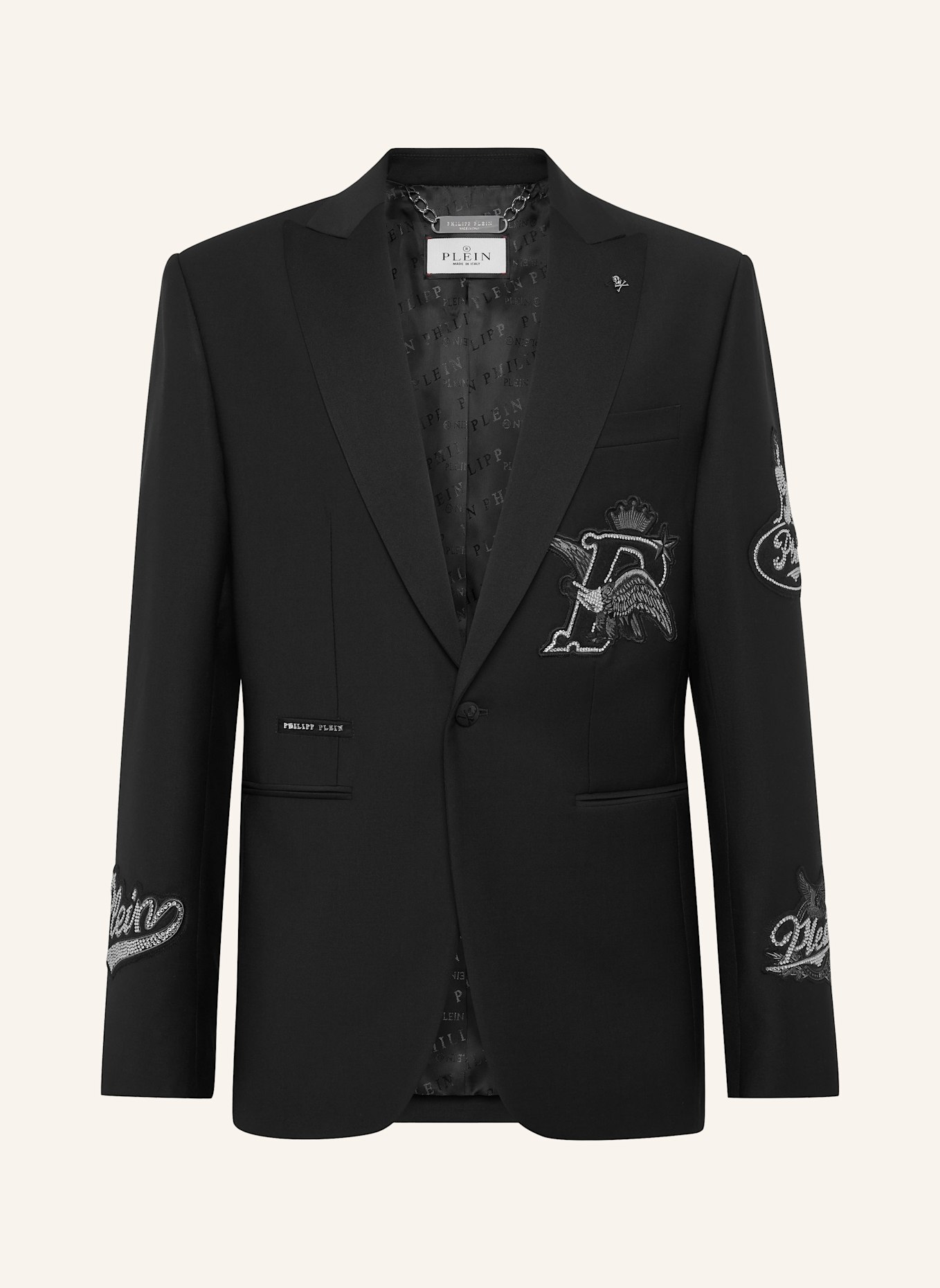 PHILIPP PLEIN Blazer: SCHWARZ