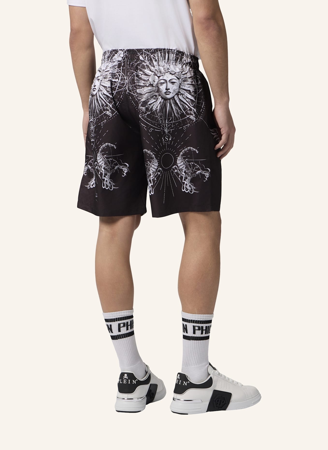 PHILIPP PLEIN PHILIPP PLEIN Nylon Shorts Tattoo: SCHWARZ