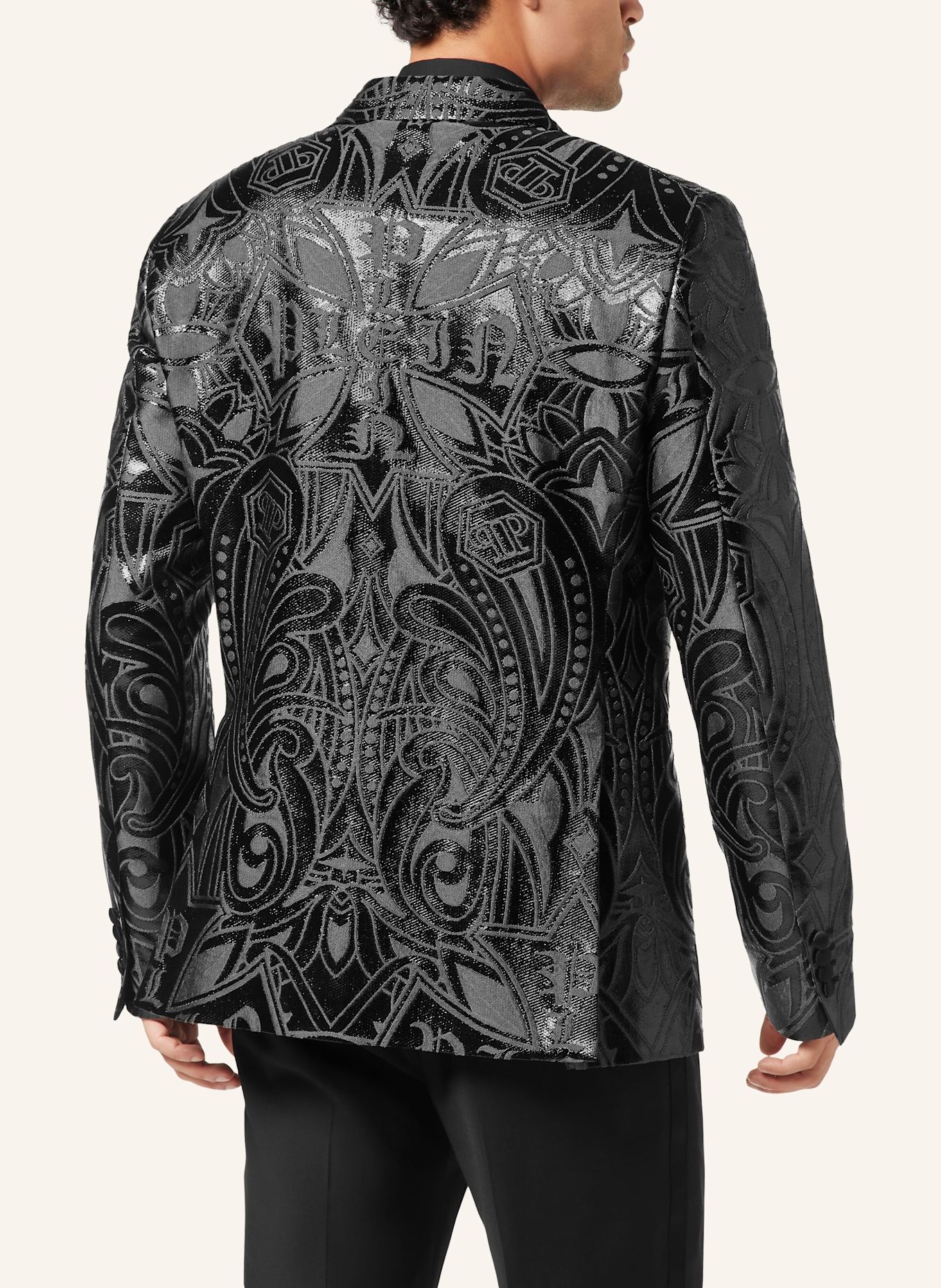 PHILIPP PLEIN Blazer im Lord Fit GOTHIC PLEIN: SCHWARZ