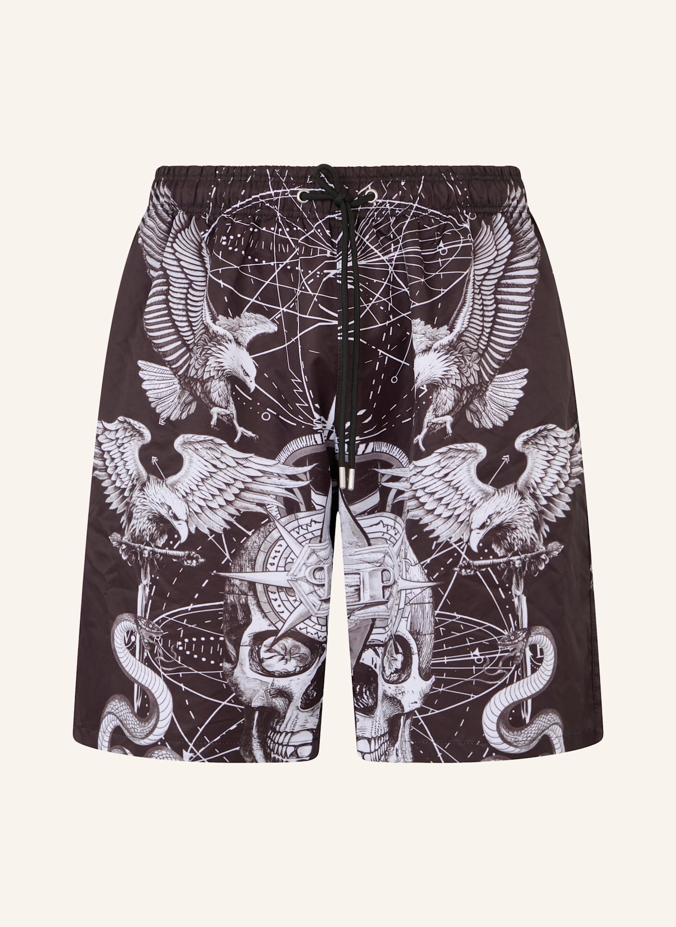 PHILIPP PLEIN PHILIPP PLEIN Nylon Shorts Tattoo: SCHWARZ