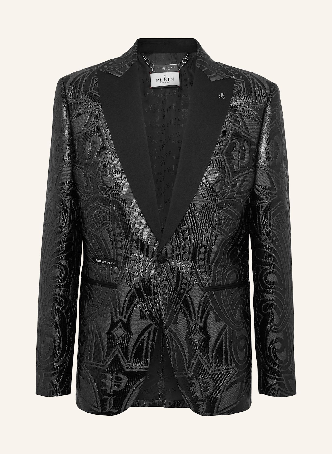 PHILIPP PLEIN Blazer im Lord Fit GOTHIC PLEIN: SCHWARZ