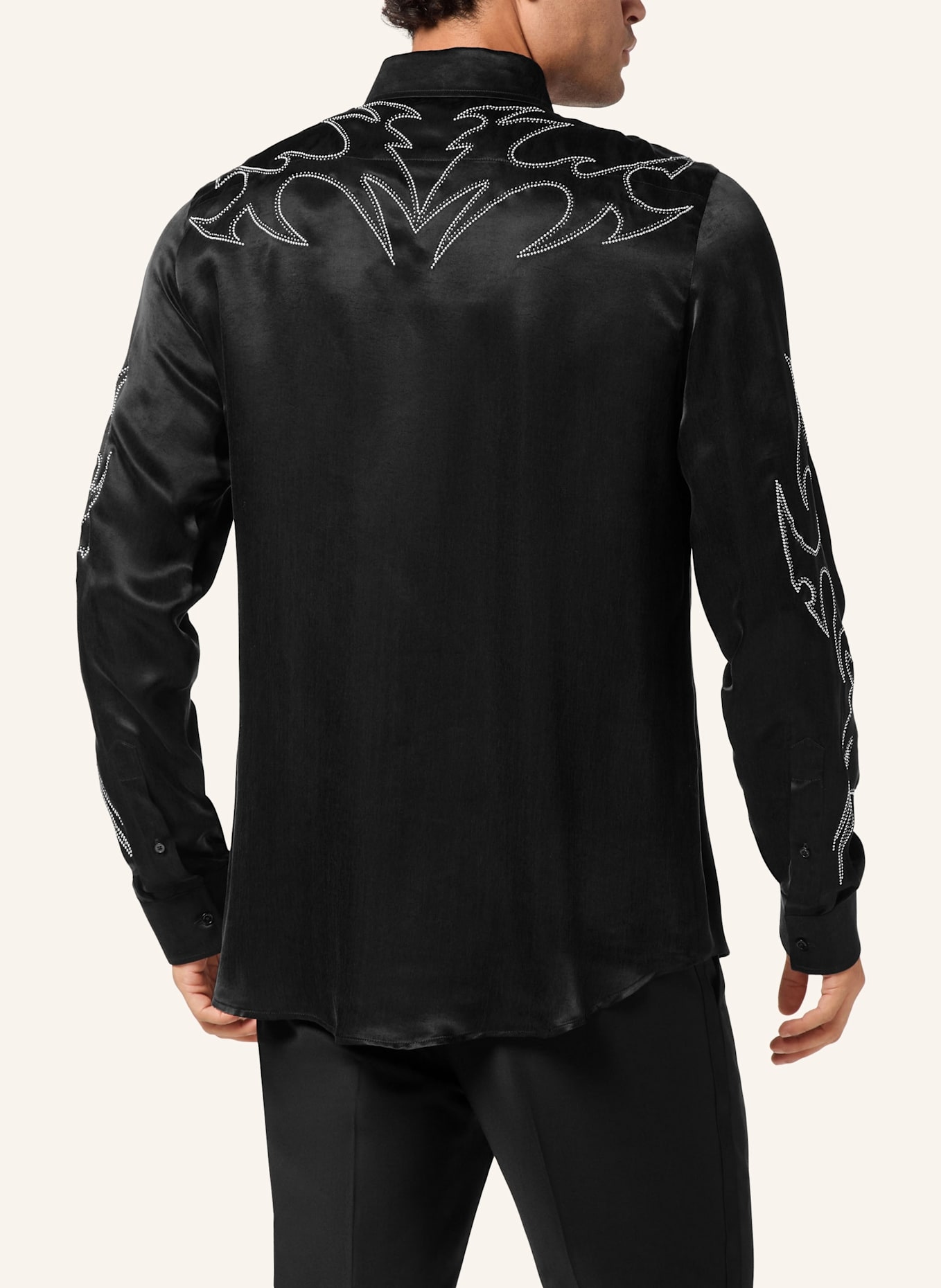 PHILIPP PLEIN Hemd: SCHWARZ