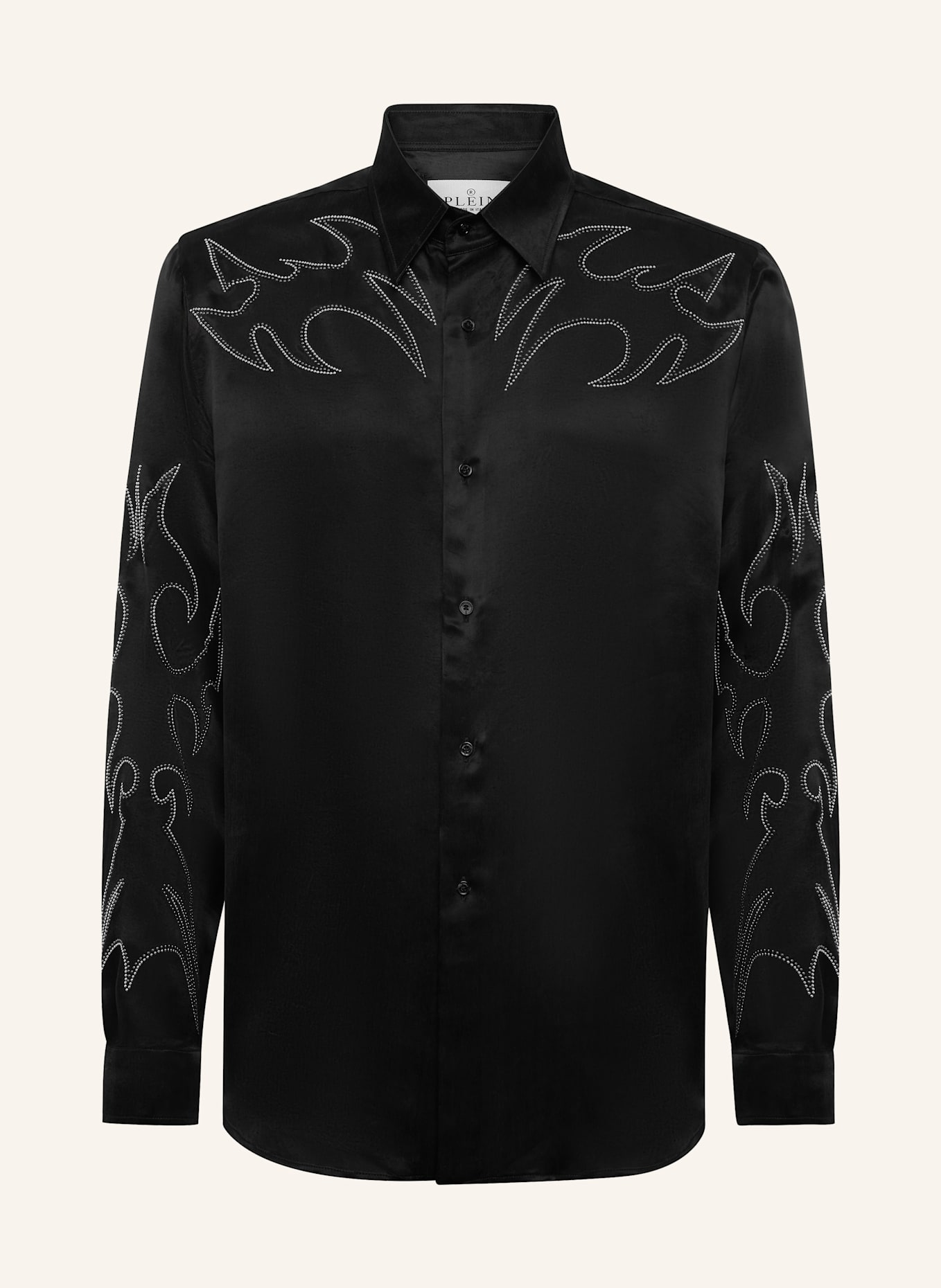 PHILIPP PLEIN Hemd: SCHWARZ