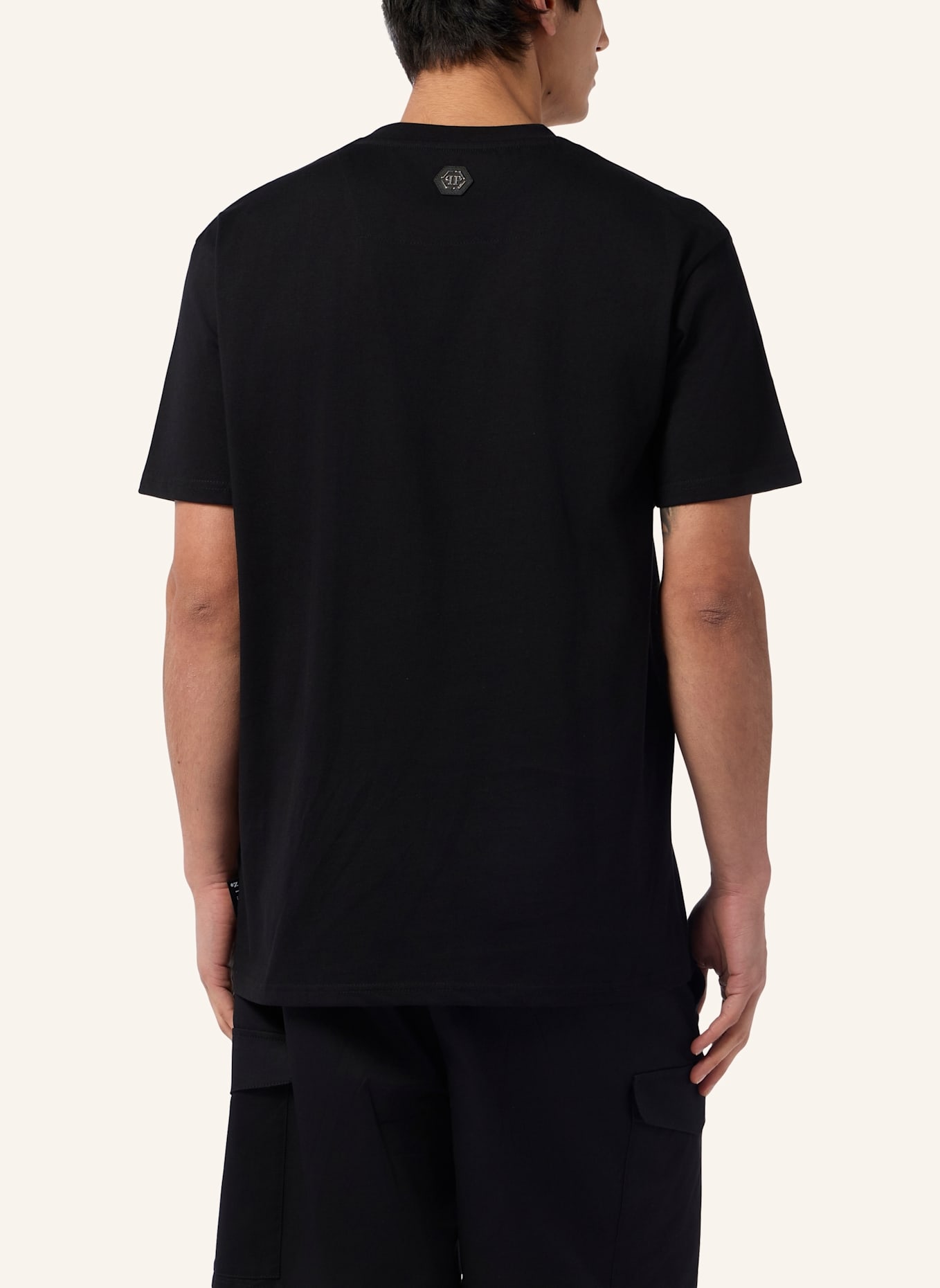 PHILIPP PLEIN PHILIPP PLEIN Round Neck T-Shirt Skull Stones: SCHWARZ