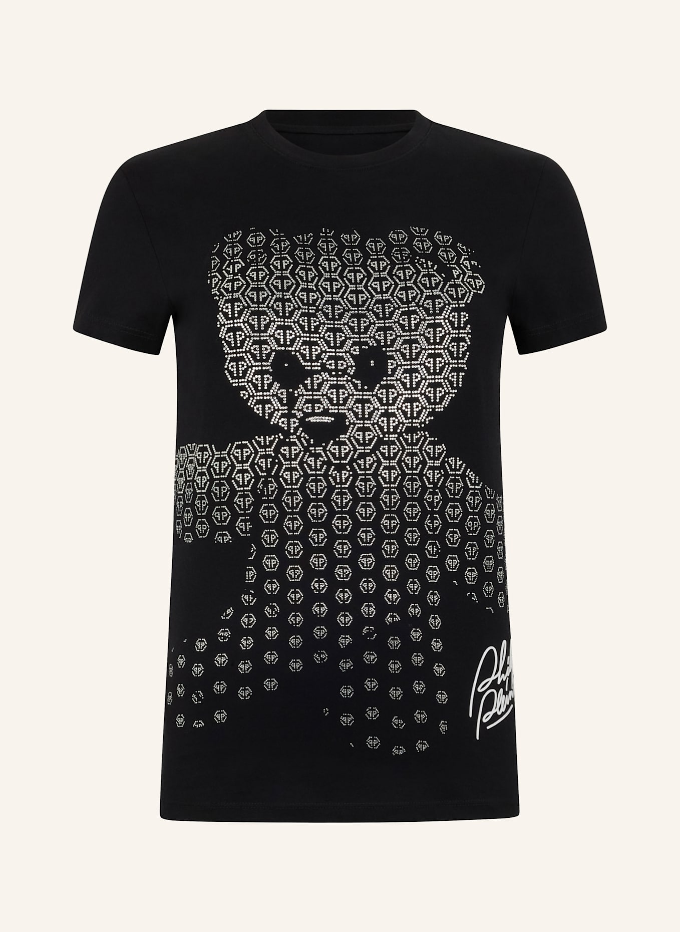 PHILIPP PLEIN PHILIPP PLEIN T-Shirt Sexy Pure Fit Teddy Teddy Bear: SCHWARZ