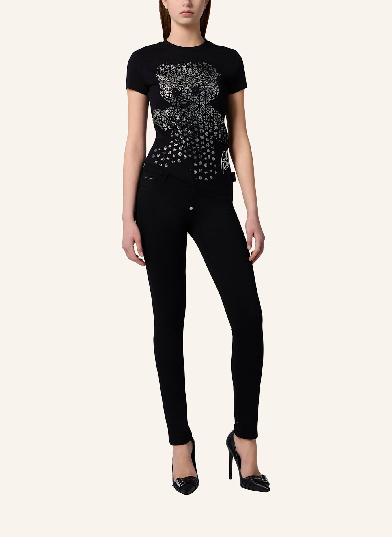 PHILIPP PLEIN PHILIPP PLEIN T-Shirt Sexy Pure Fit Teddy Teddy Bear: SCHWARZ
