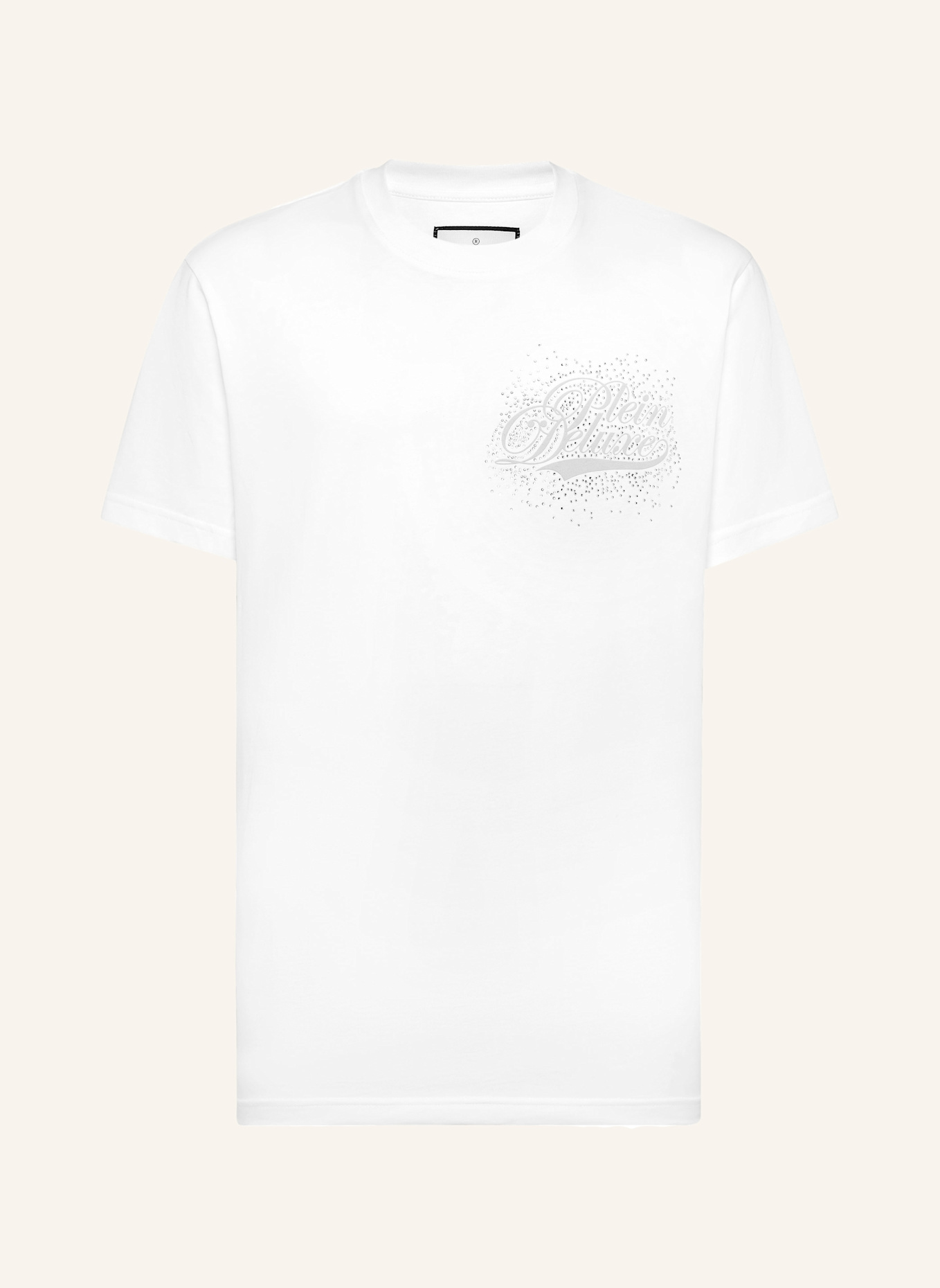 PHILIPP PLEIN T-Shirt Rundhalsausschnitt Ss: WEISS