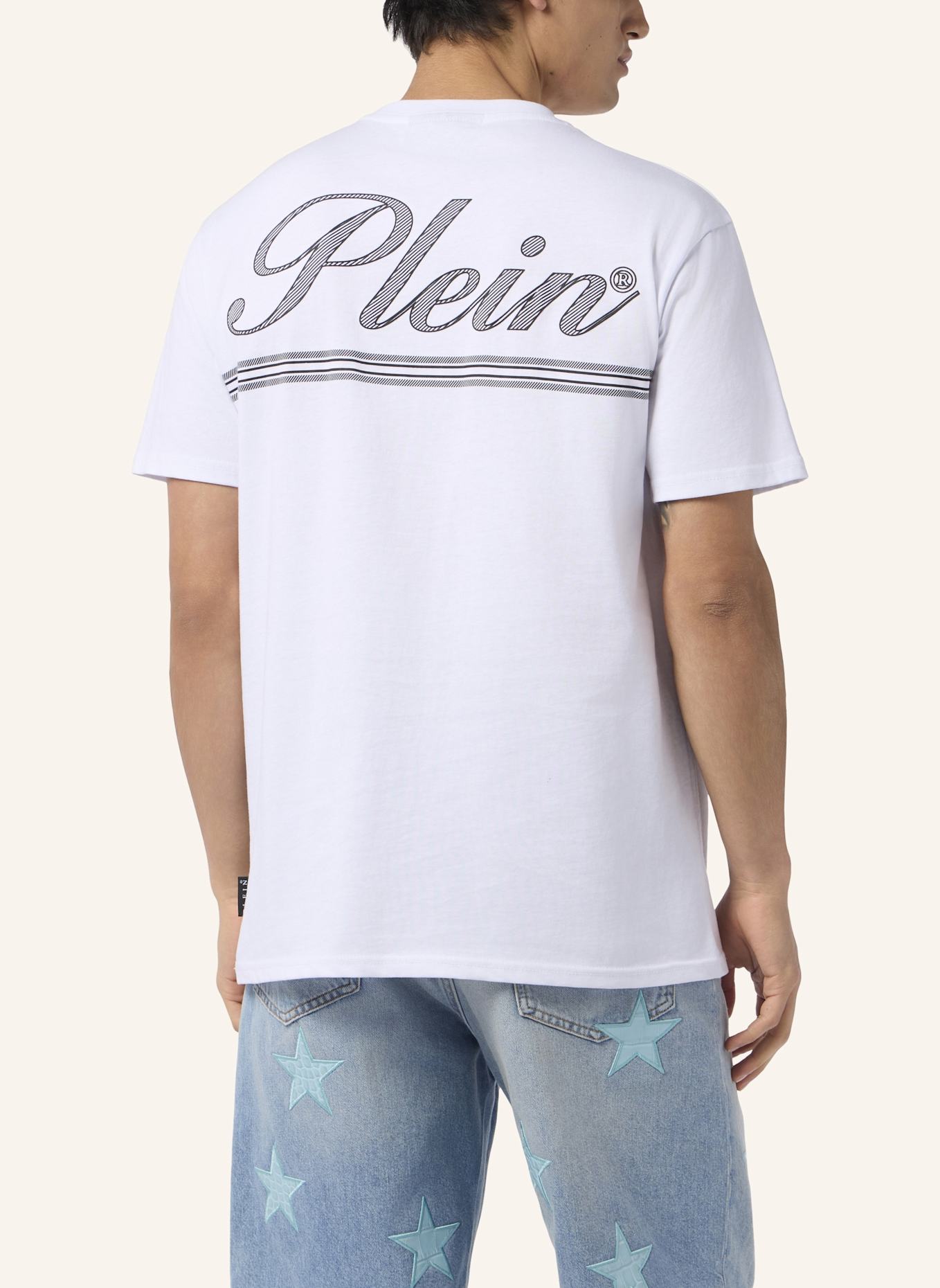 PHILIPP PLEIN PHILIPP PLEIN Round Neck T-Shirt Signature: WEISS