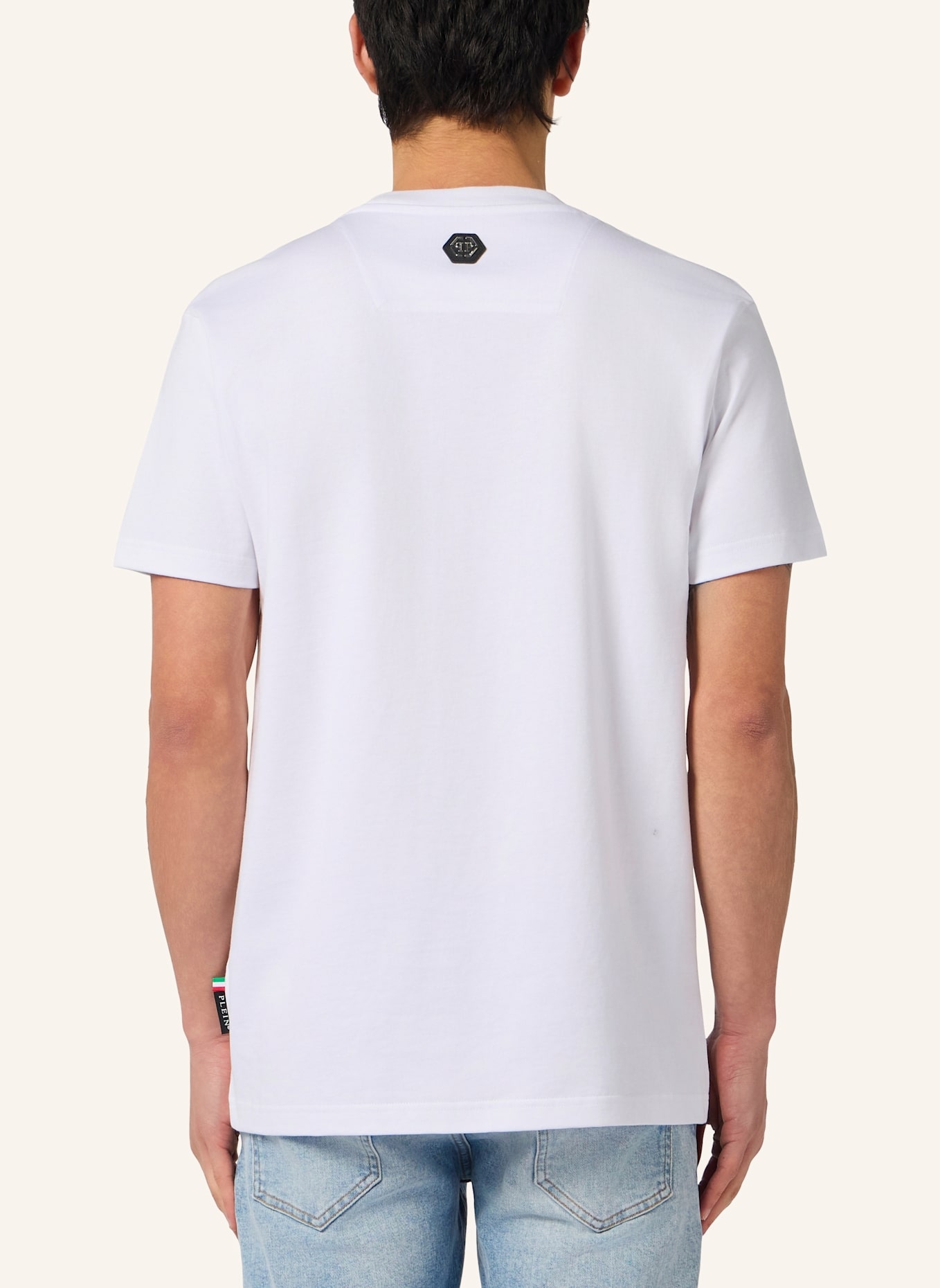 PHILIPP PLEIN PHILIPP PLEIN Round Neck T-Shirt Baby Devil Small: WEISS