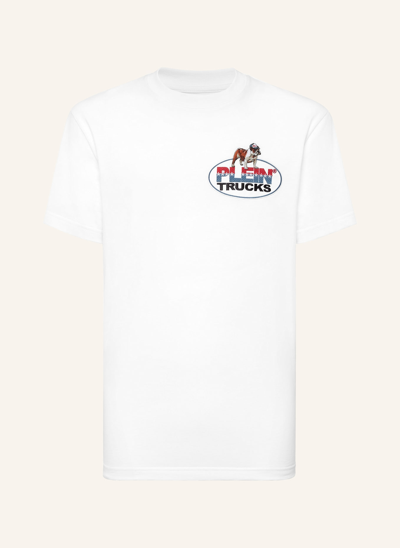 PHILIPP PLEIN T-Shirt Rundhalsausschnitt Ss: WEISS