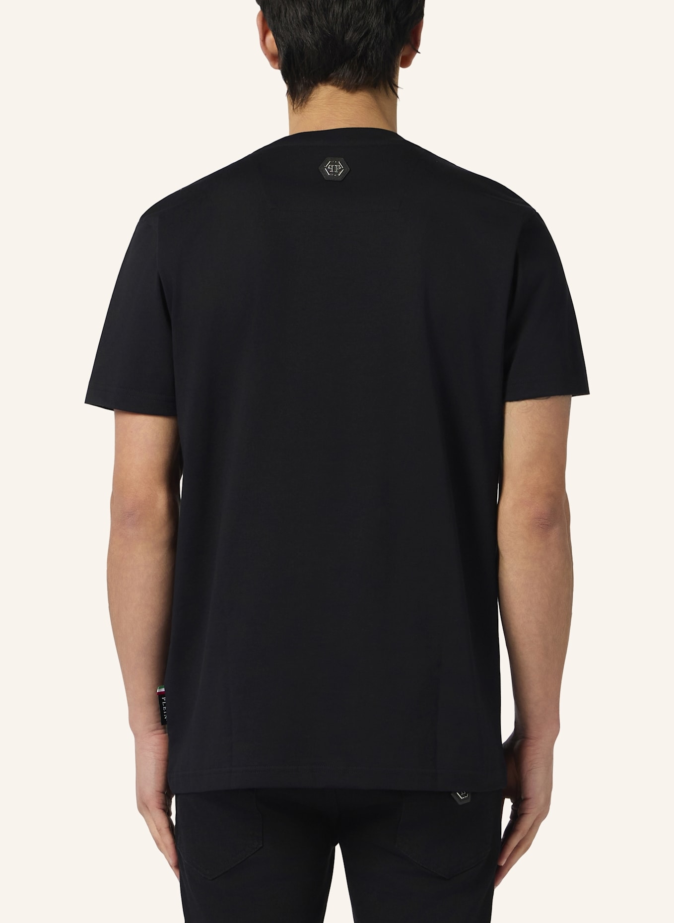 PHILIPP PLEIN PHILIPP PLEIN Round Neck T-Shirt Baby Devil Small: SCHWARZ