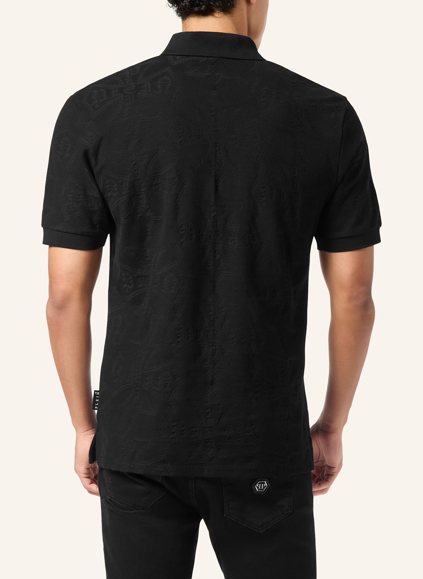 PHILIPP PLEIN Poloshirt Ss CREST: SCHWARZ